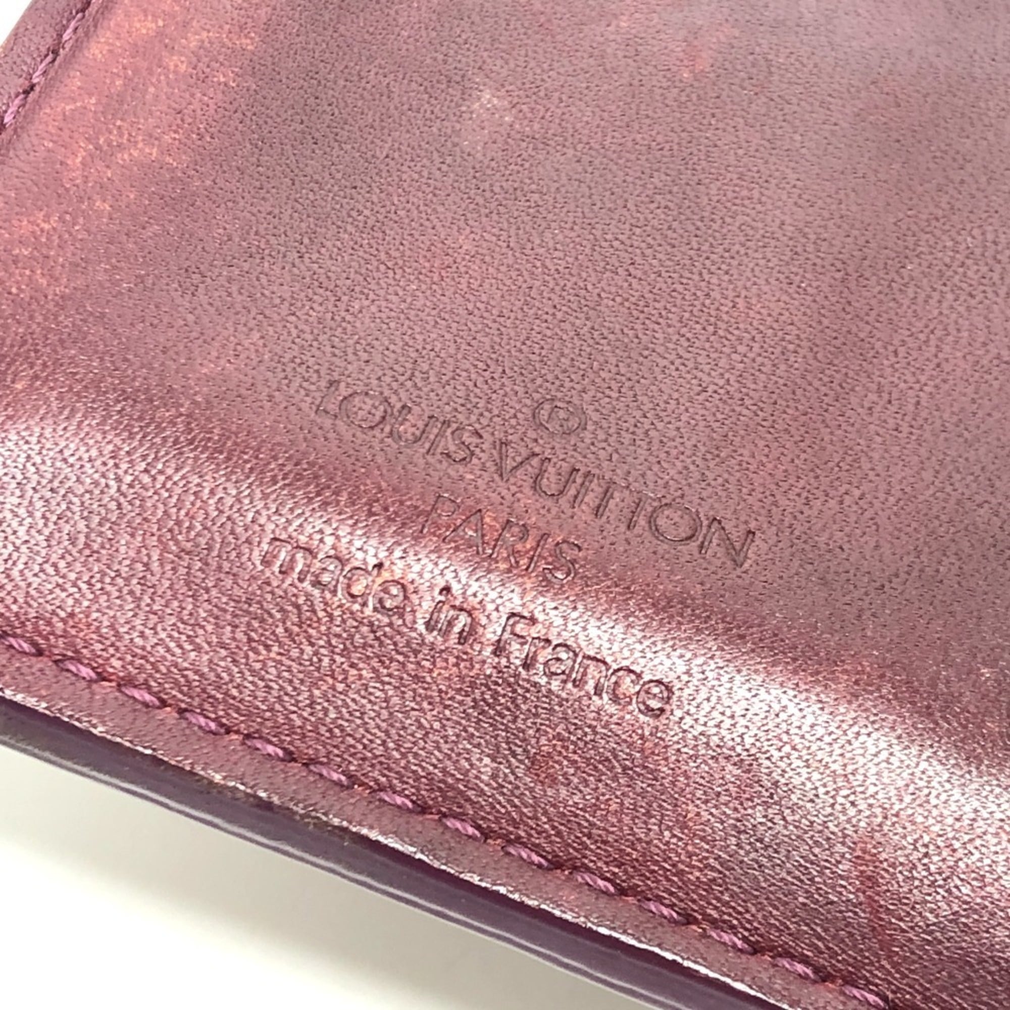 Louis Vuitton Rouge Fauviste Monogram Vernis Wallet (Bi-Fold) (Pre-Owned)