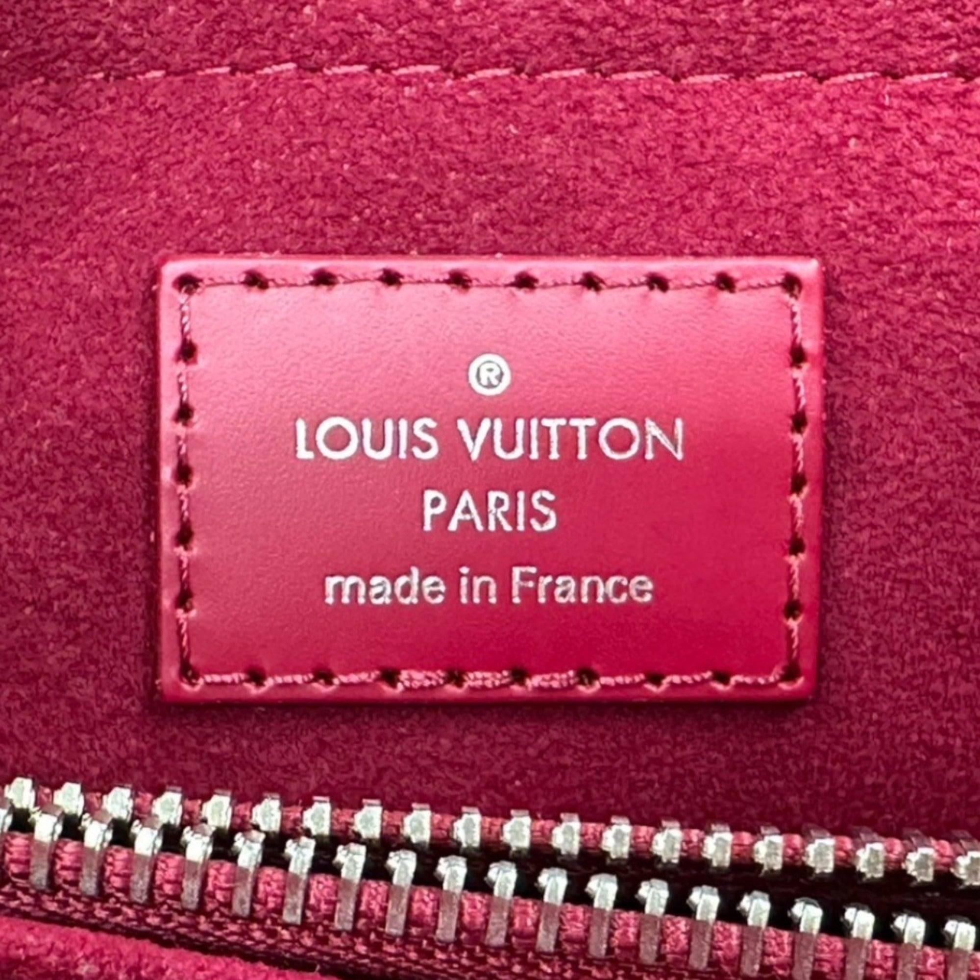 Louis Vuitton Fuchsia Galle Red Color Epi Leather Handbag Shoulder Bag (Pre-Owned)