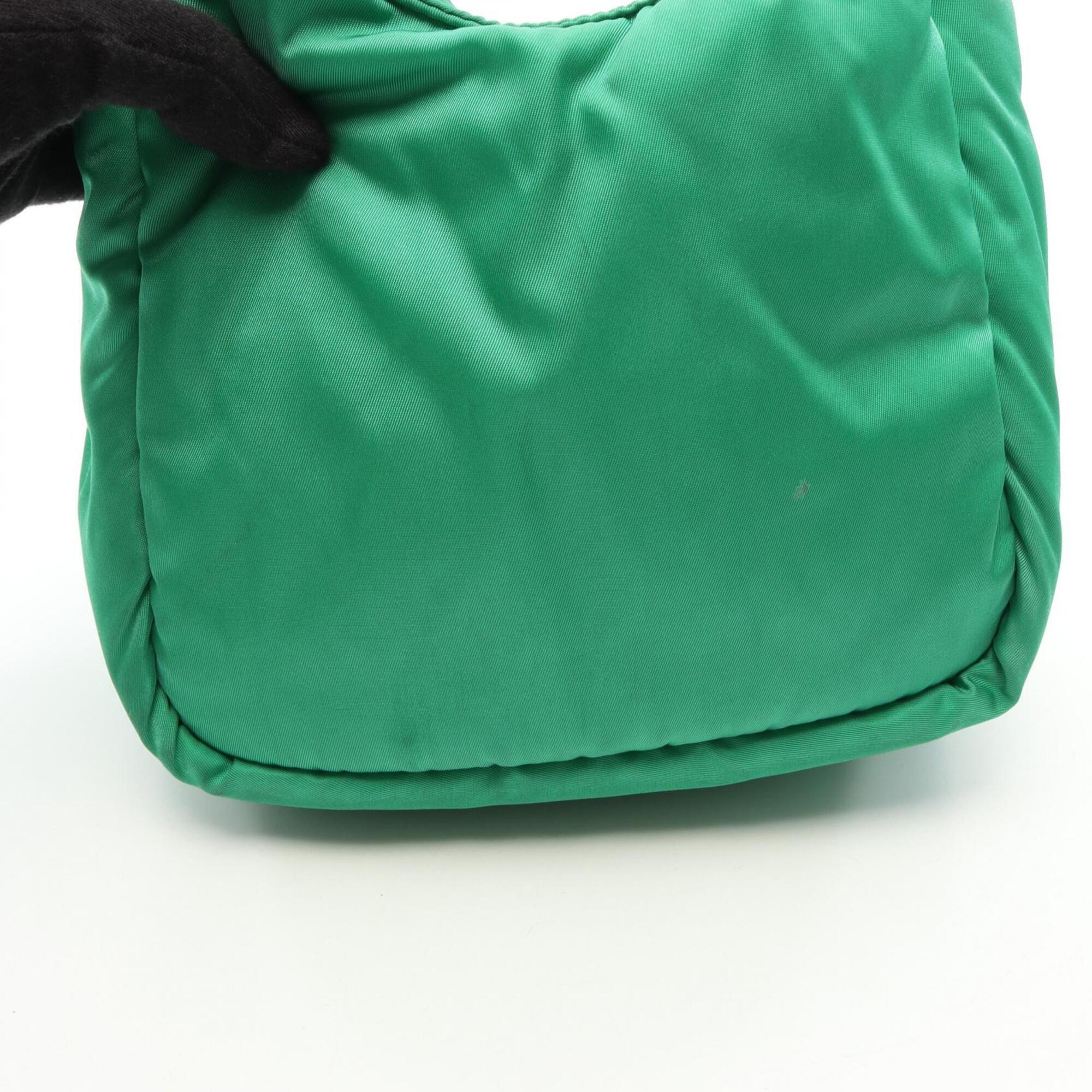 Prada Green Nylon Handbag (Pre-Owned)
