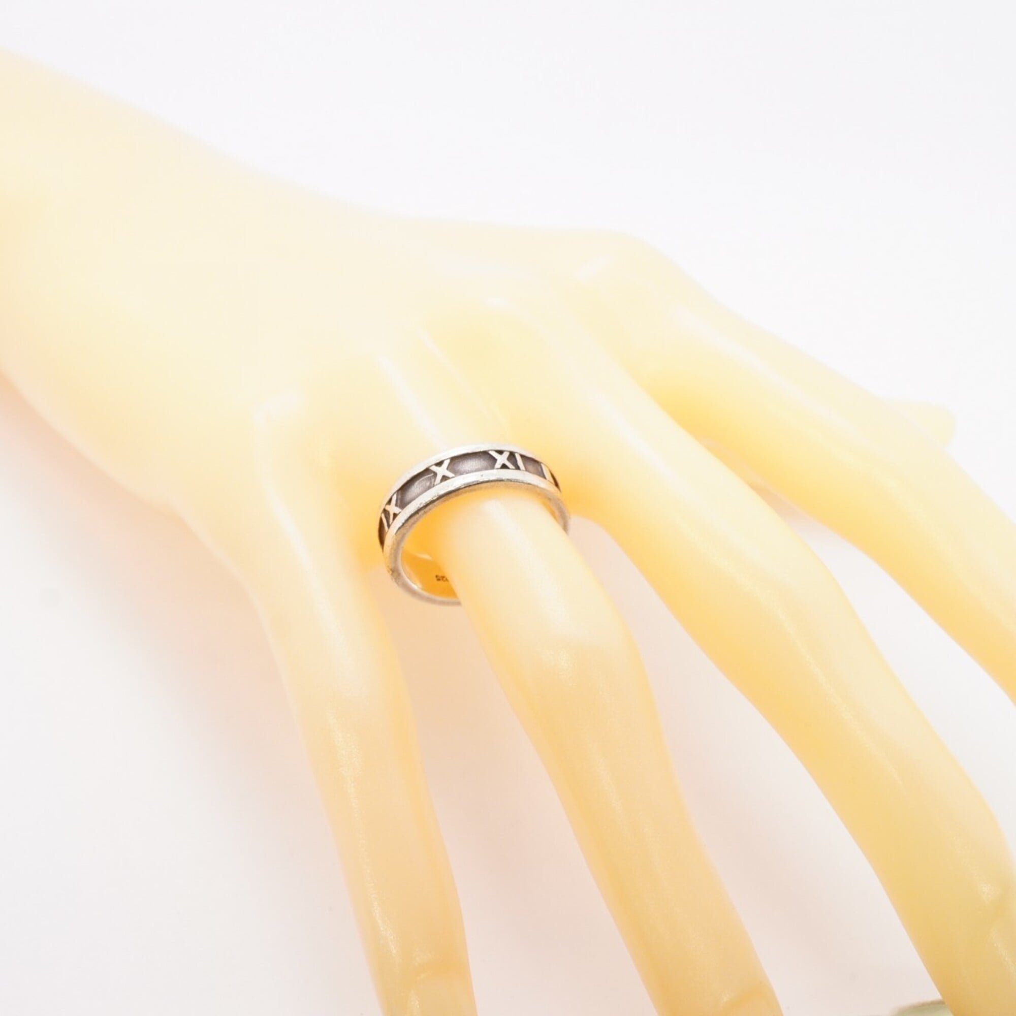 Tiffany Silver 925 Band Ring (Pre-Owned)