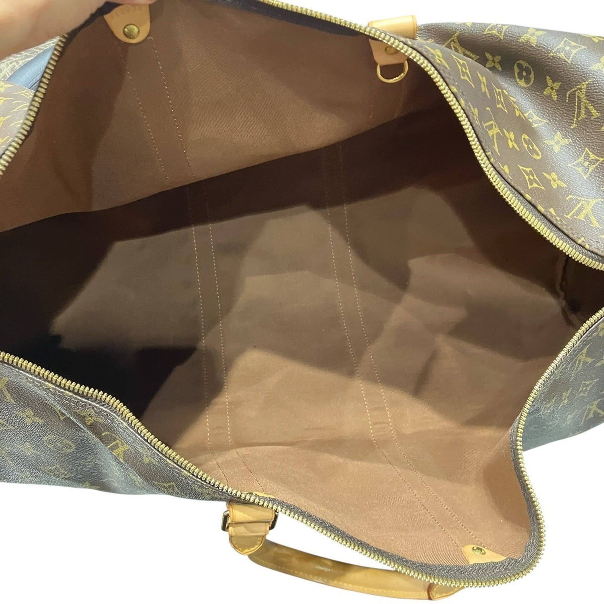 Louis Vuitton Brown Monogram Boston Bag (Pre-Owned)