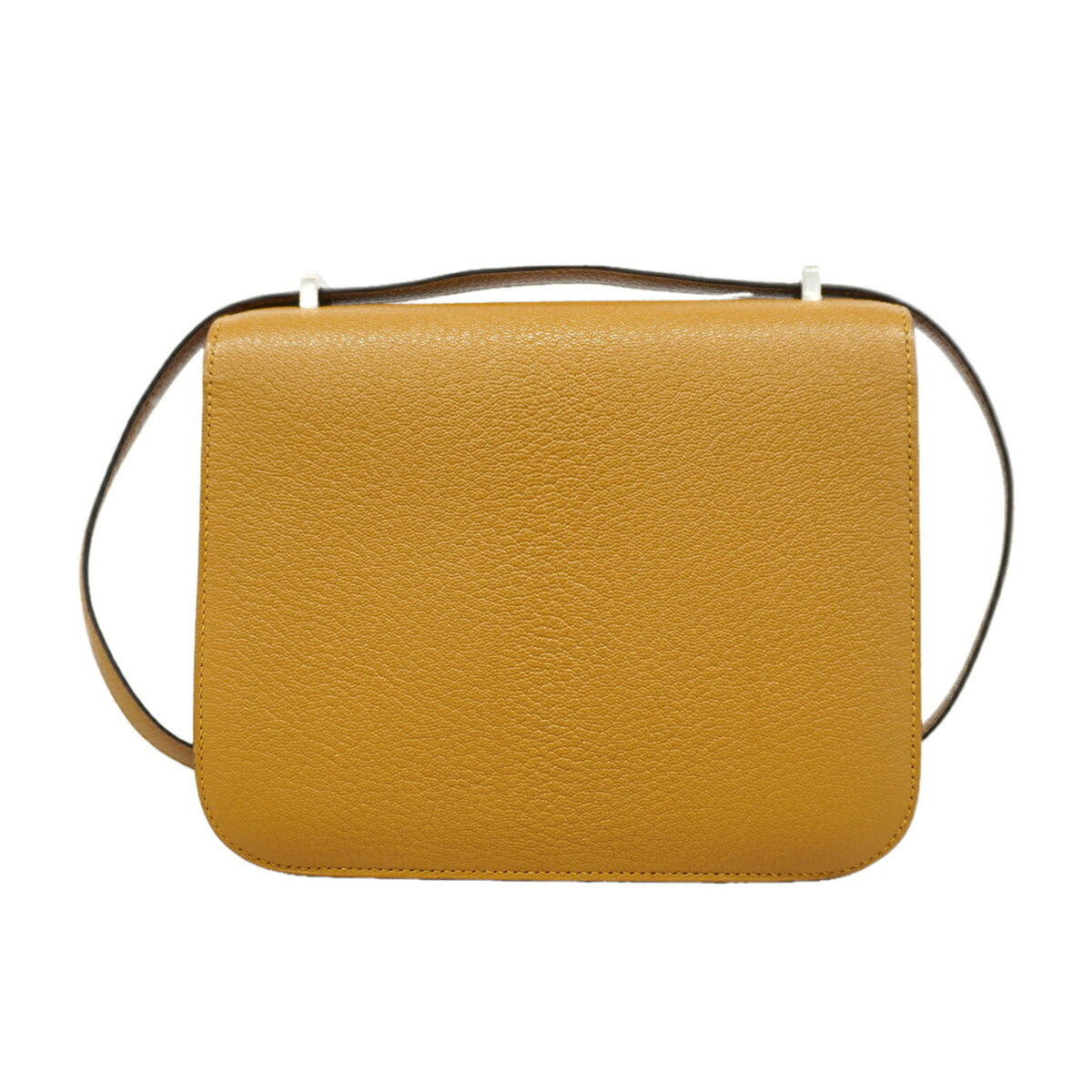 Hermes Brown Chevre Myzore Leather Shoulder Bag (Pre-Owned)