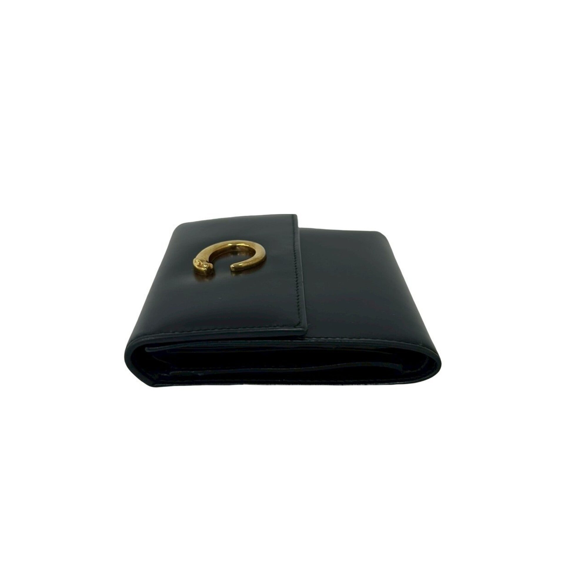 Cartier Black Leather Wallet (Tri-Fold) (Pre-Owned)
