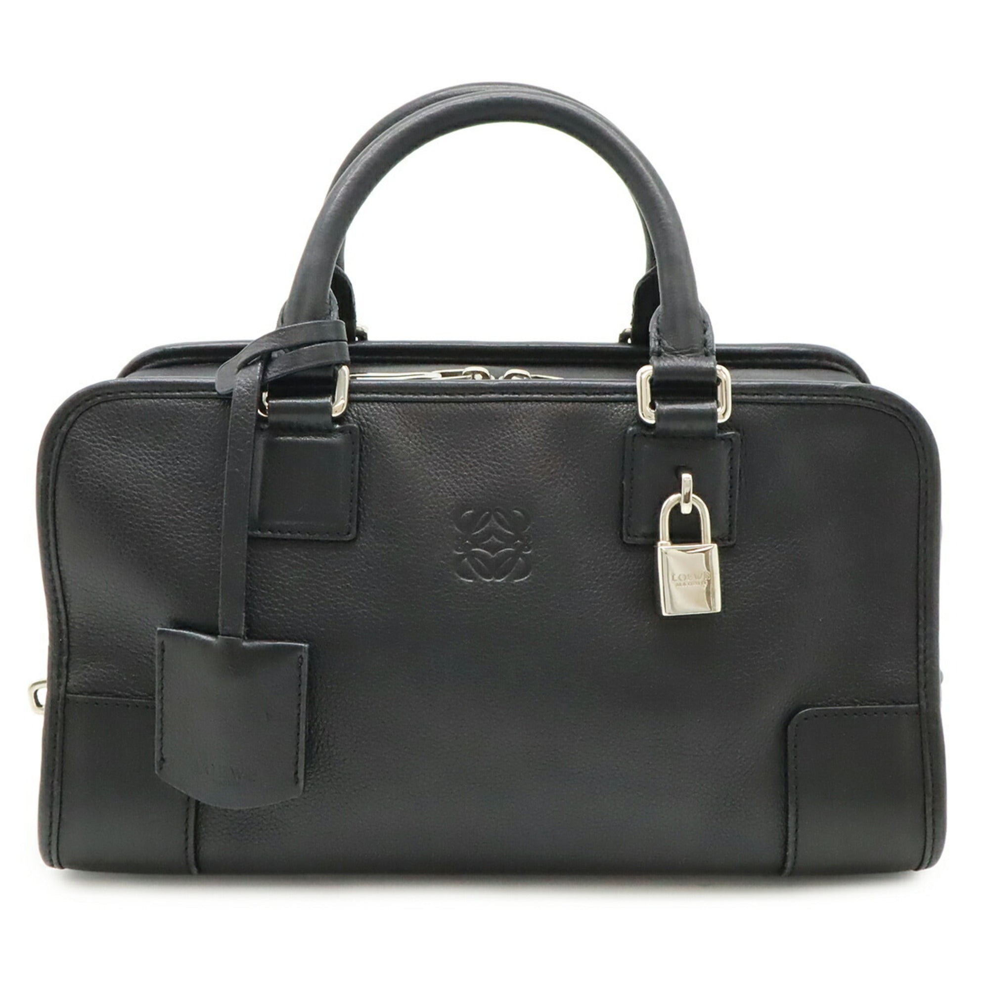 Loewe Black Leather Handbag (Pre-Owned)