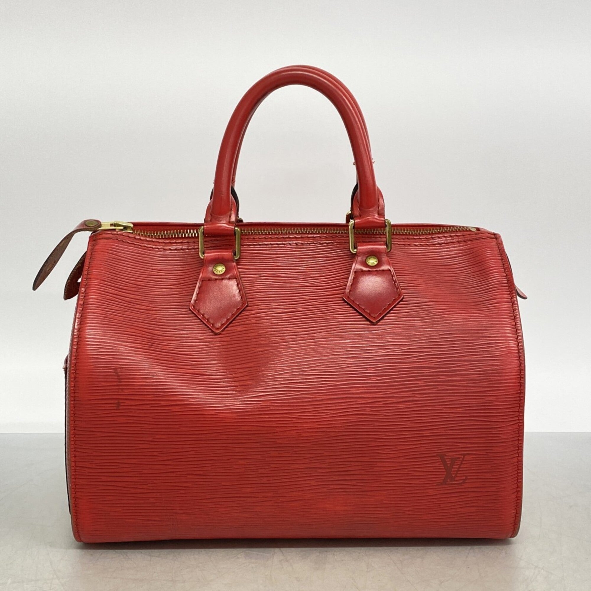 Louis Vuitton Castilian Red Handbag (Pre-Owned)