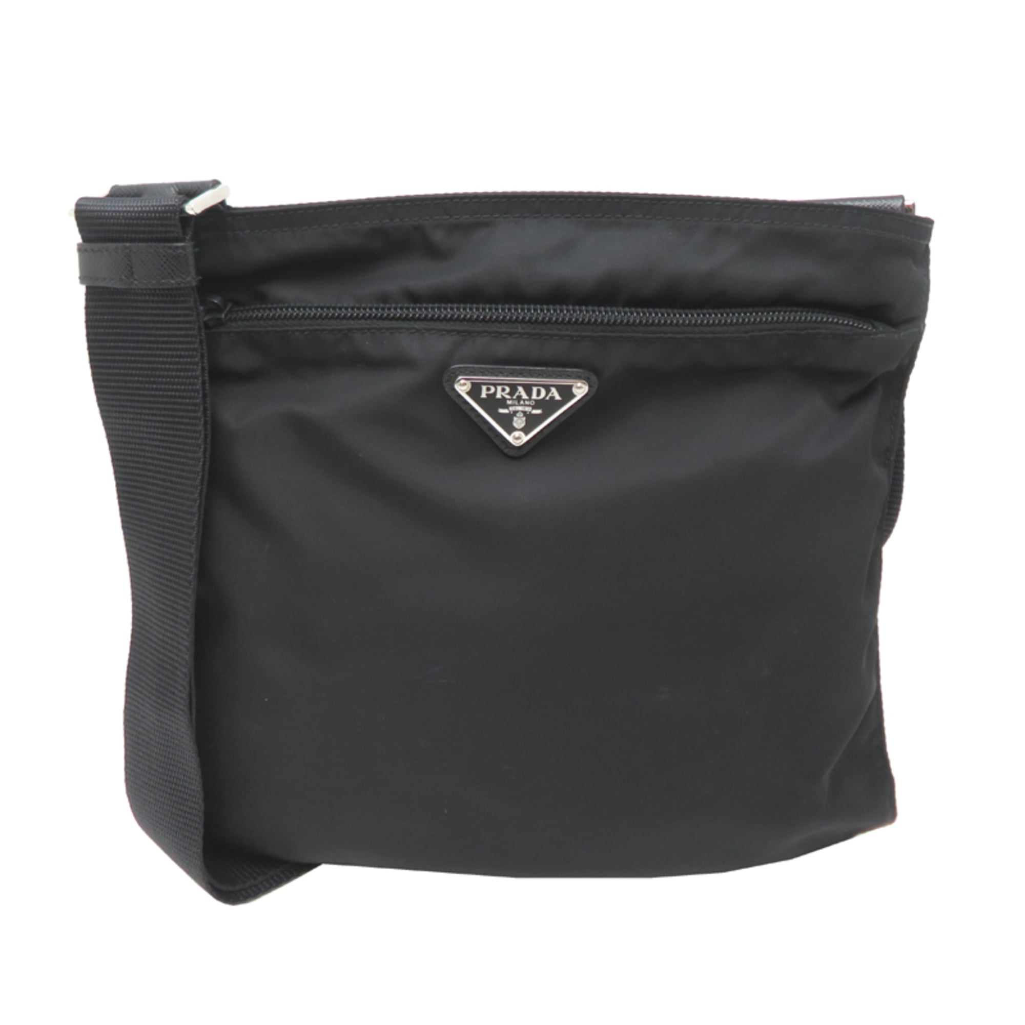 Prada Black Nylon Shoulder Bag (Pre-Owned)
