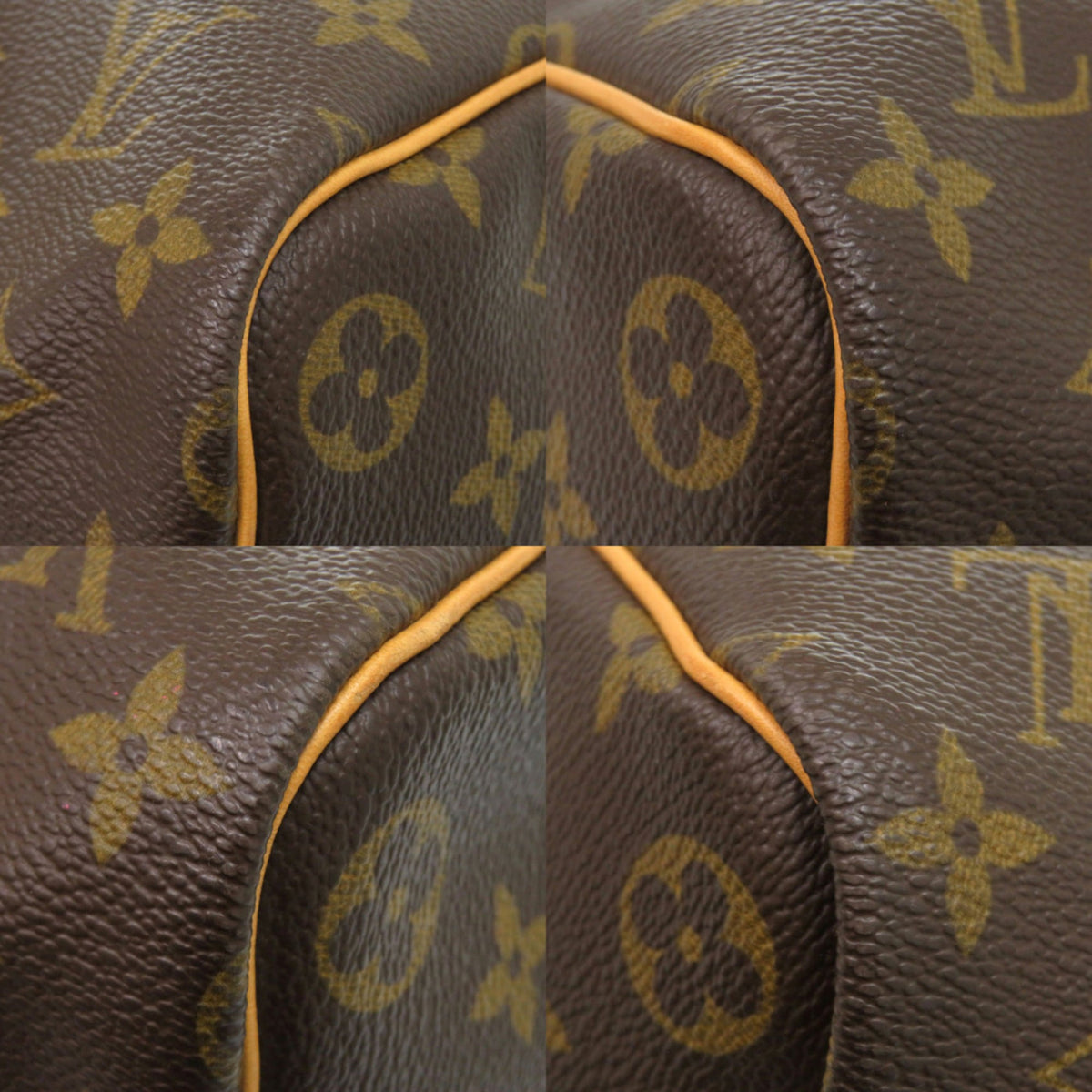 Louis Vuitton Brown Monogram Canvas Boston Bag (Pre-Owned)