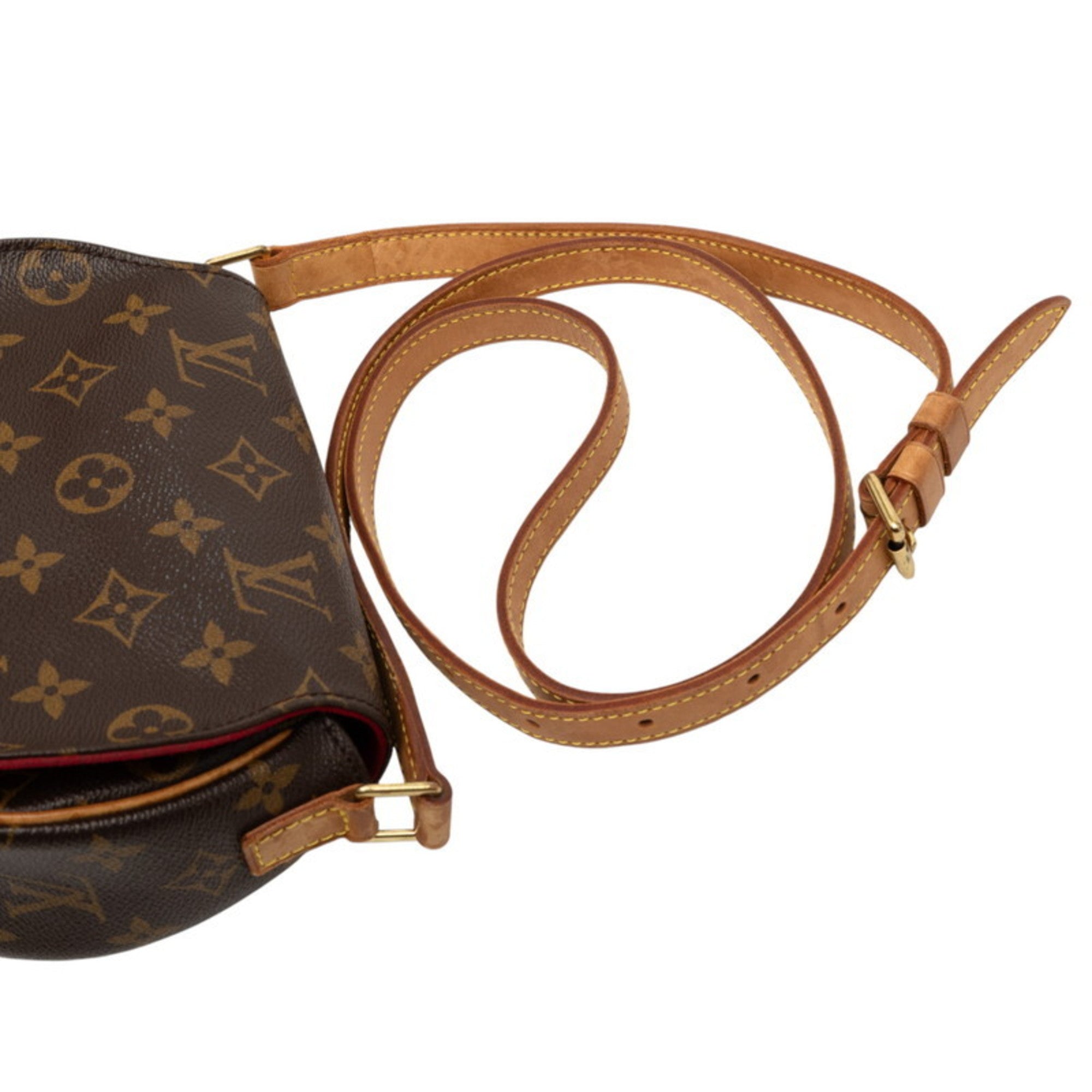 Louis Vuitton Brown Pvc Leather Shoulder Bag (Pre-Owned)