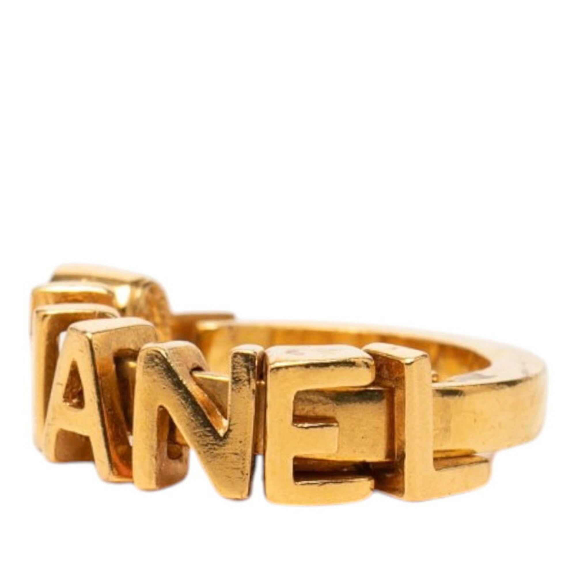 Chanel Gold Band Ring (Pre-Owned)