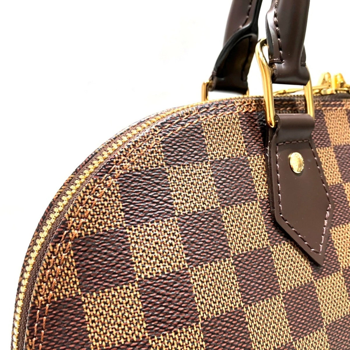 Louis Vuitton Damier Brown Damier Canvas Handbag (Pre-Owned)