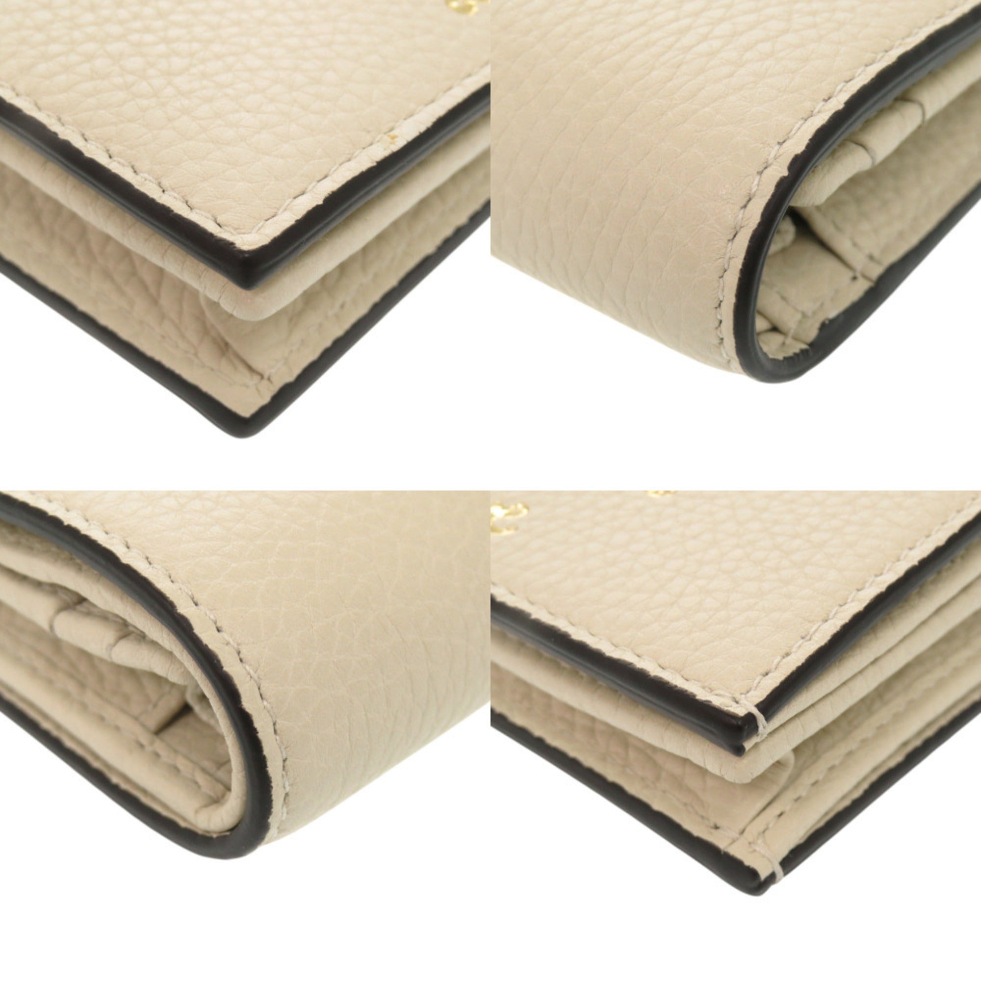 Gucci Ivory Leather Wallet (Bi-Fold) (Pre-Owned)