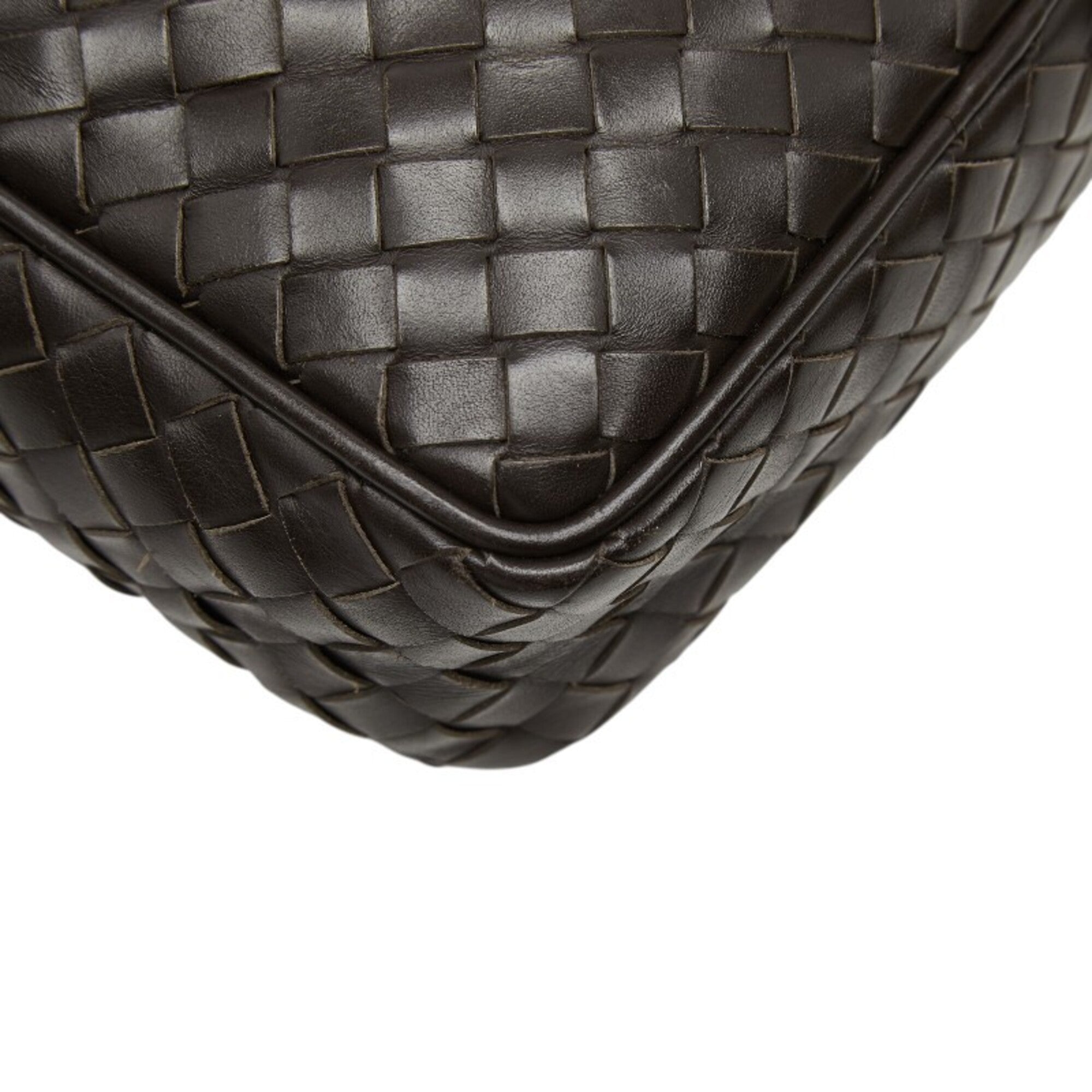 Bottega Veneta Brown Leather Shoulder Bag (Pre-Owned)