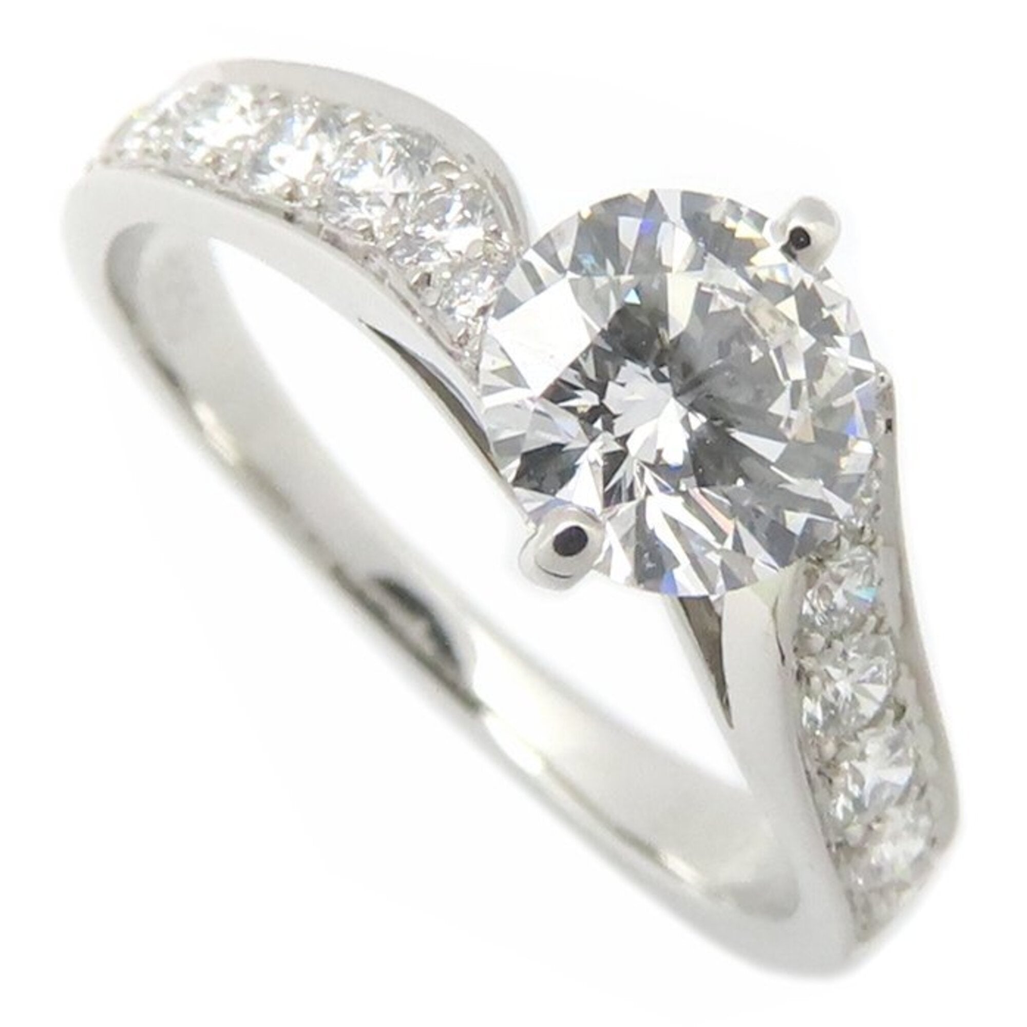 Van Cleef & Arpels Platinum 950 Band Ring (Pre-Owned)