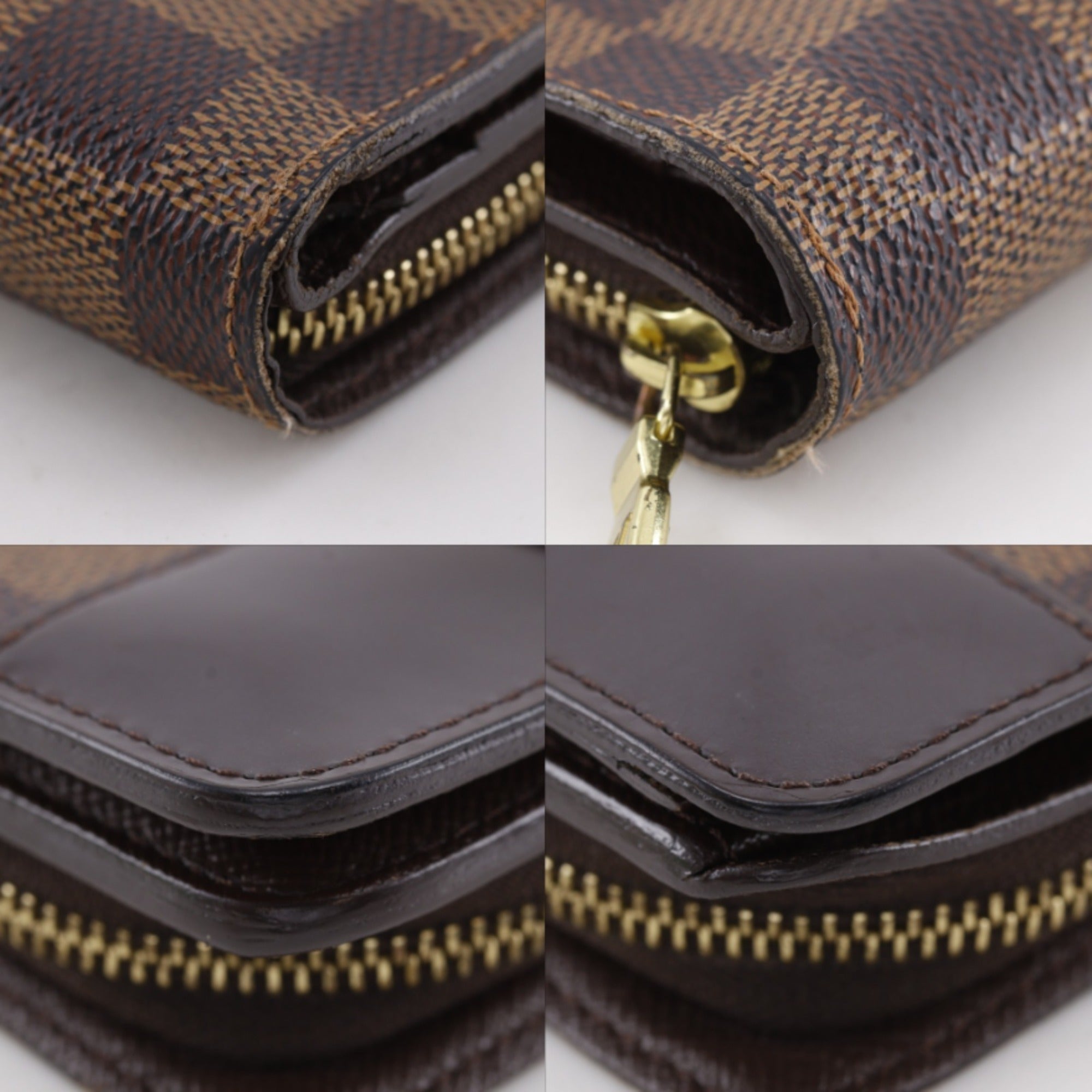 Louis Vuitton Brown Damier Canvas Wallet (Bi-Fold) (Pre-Owned)