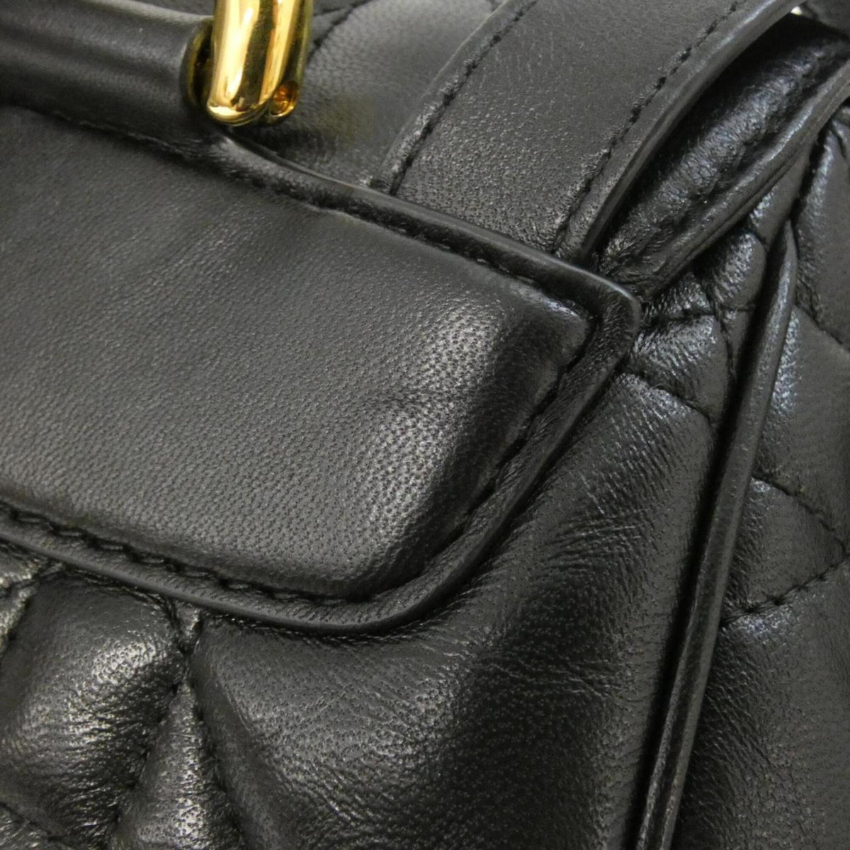 Christian Dior Black Leather Backpack (Pre-Owned)