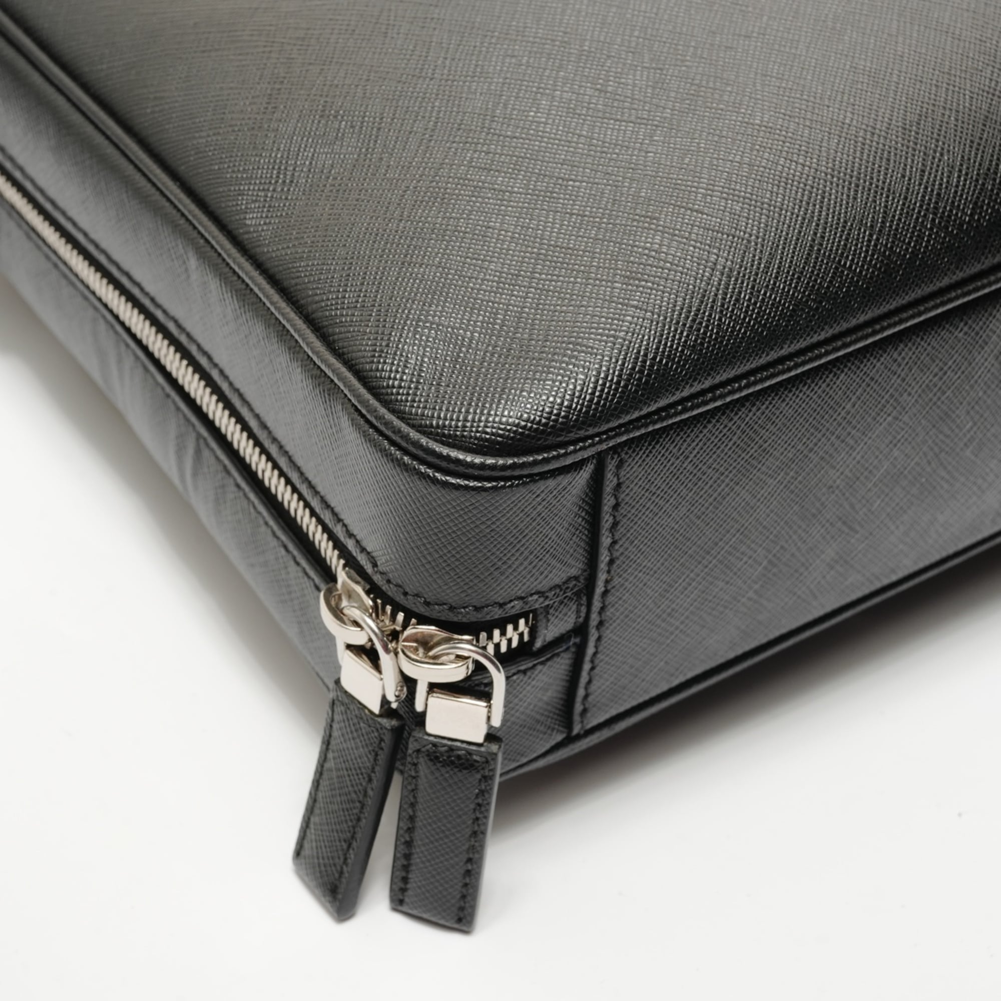 Prada Black Briefcase Handbag (Pre-Owned)