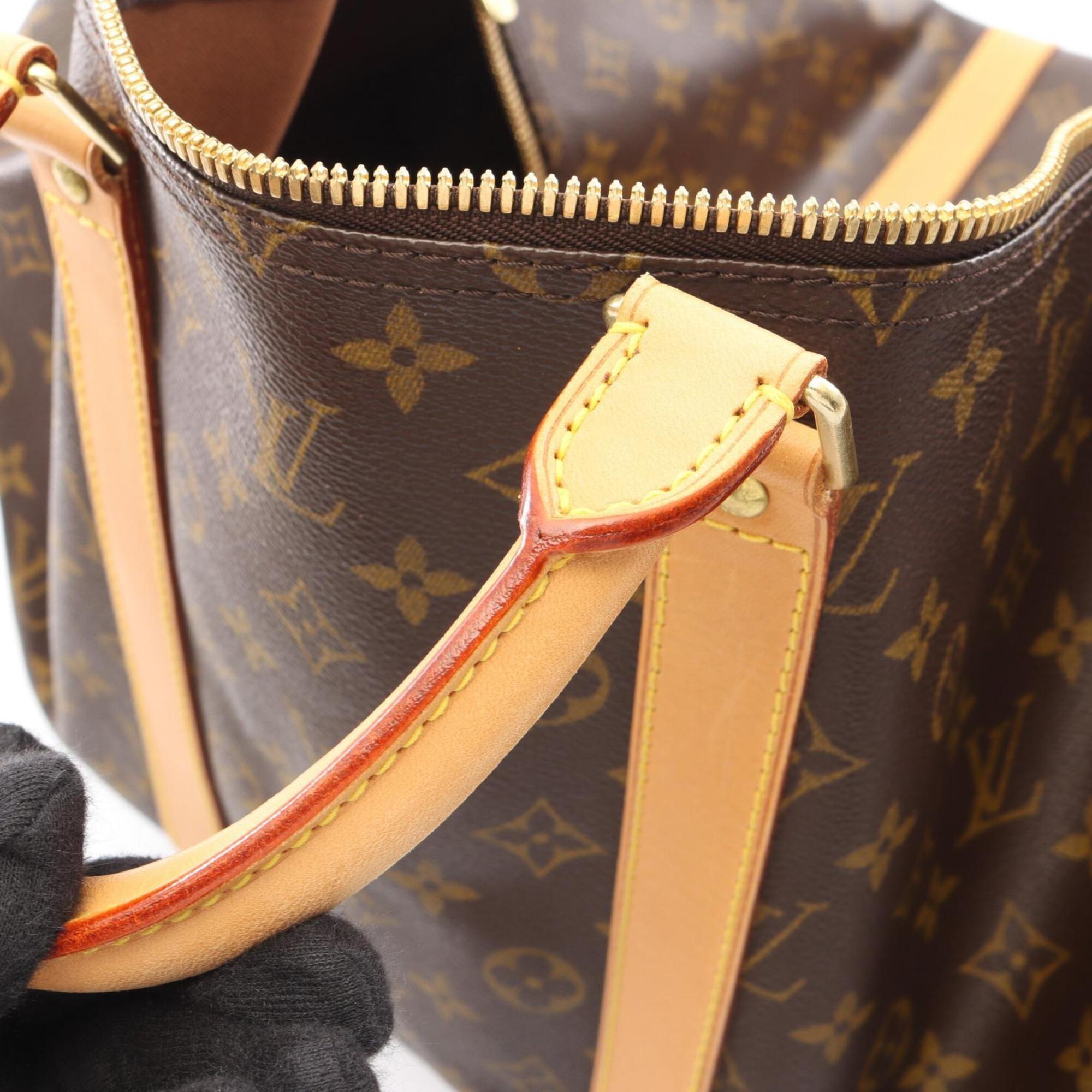 Louis Vuitton Brown Pvc Leather Boston Bag Handbag (Pre-Owned)