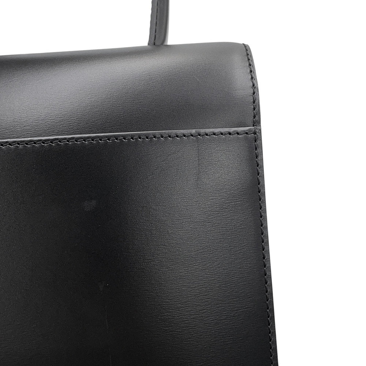 Cartier Black Leather Handbag Shoulder Bag (Pre-Owned)