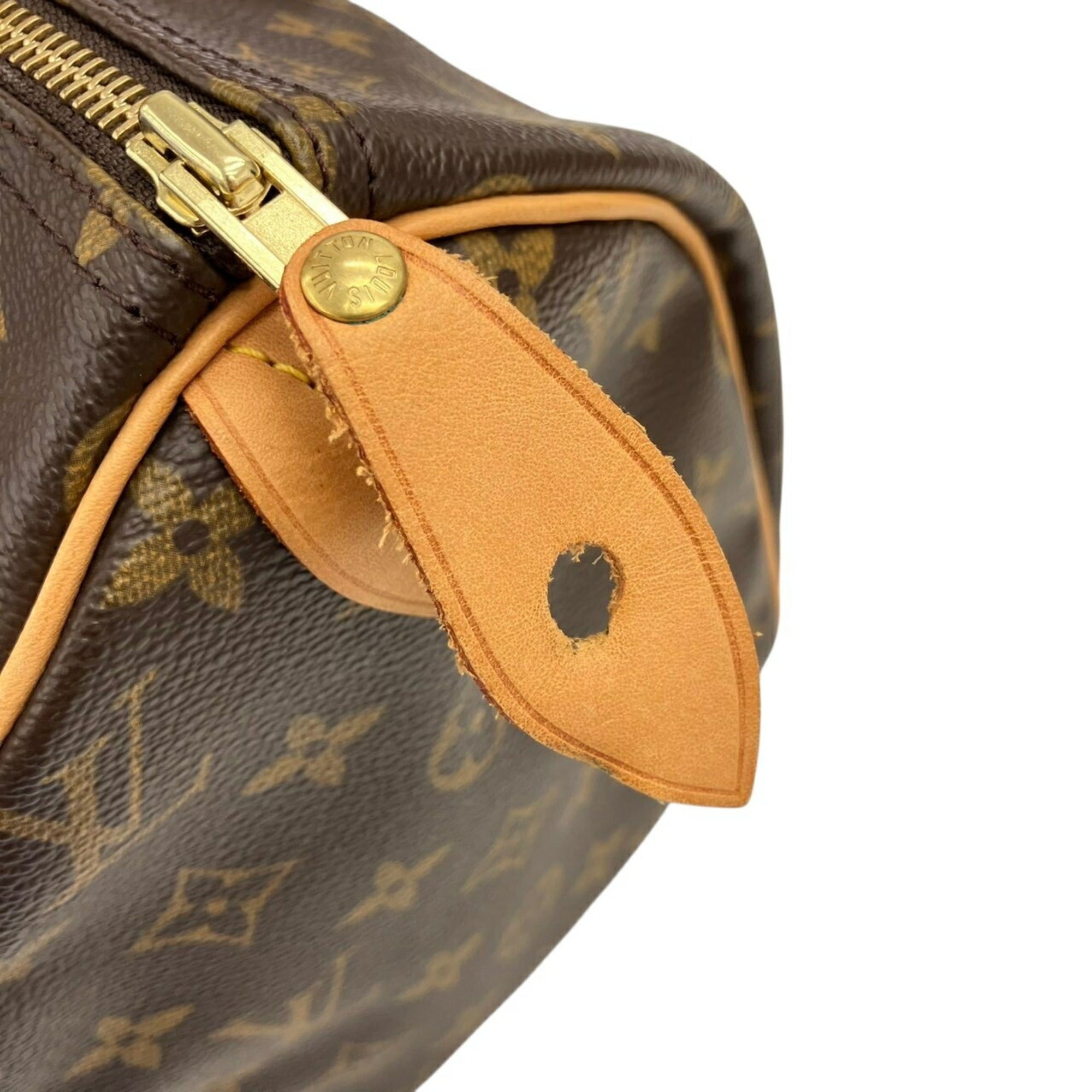 Louis Vuitton Brown Monogram Boston Bag Handbag (Pre-Owned)