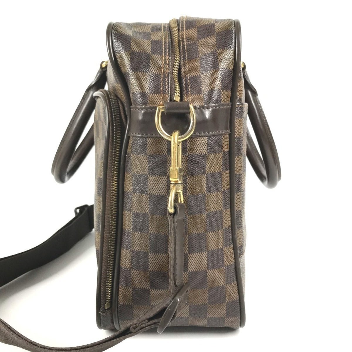 Louis Vuitton Brown Damier Canvas Ebene Galle Damier Canvas Briefcase Handbag Shoulder Bag (Pre-Owned)