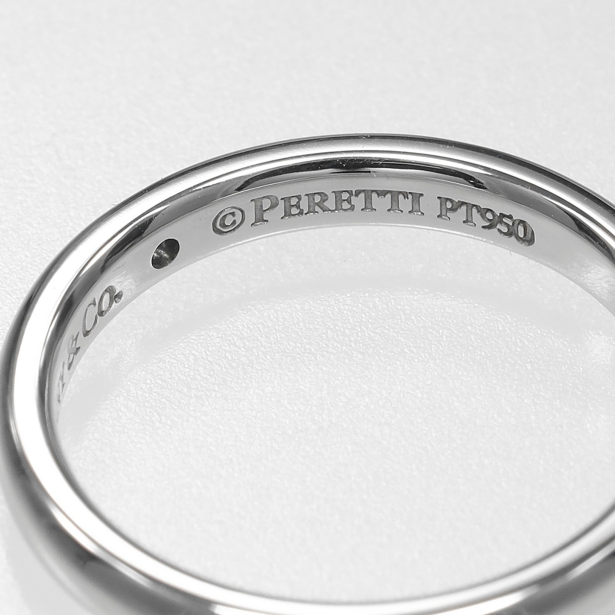 Tiffany Platinum 950 Band Ring (Pre-Owned)