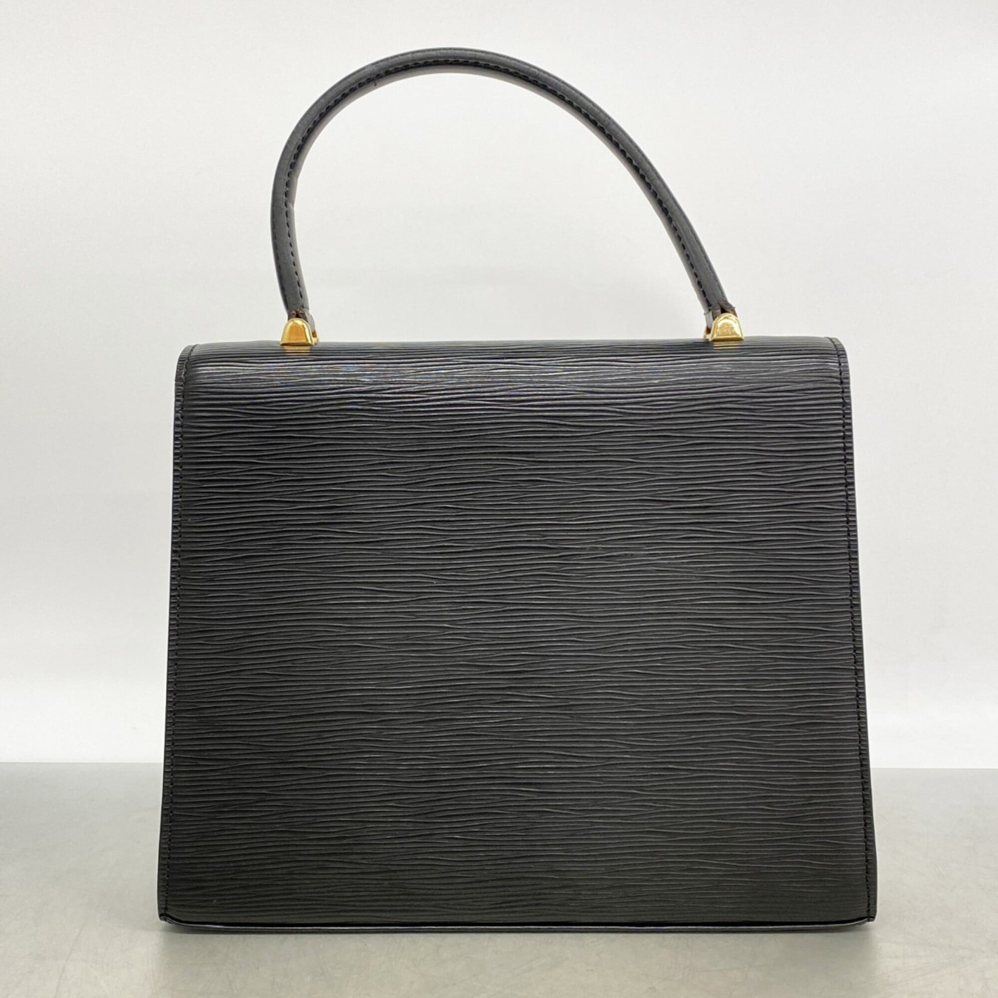 Louis Vuitton Noir Handbag (Pre-Owned)