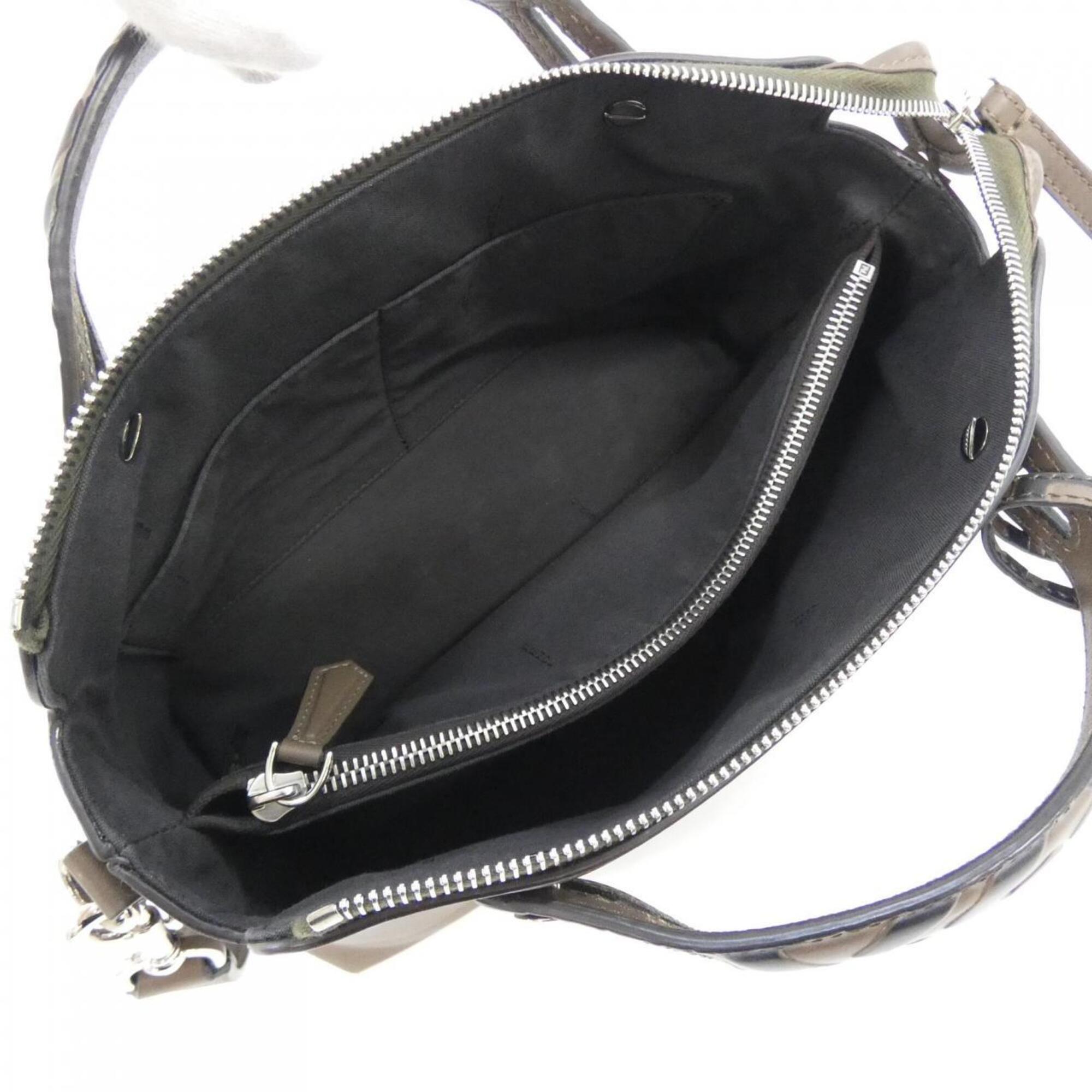 Fendi Brown Leather Handbag (Pre-Owned)