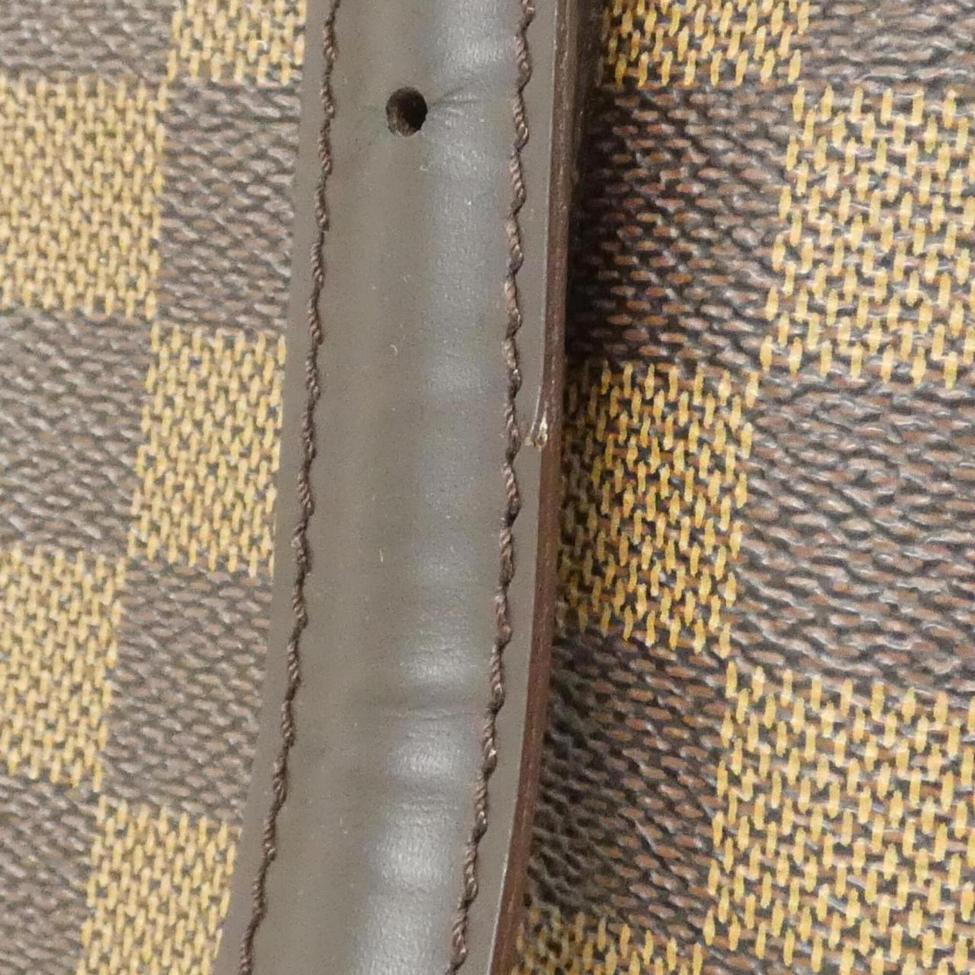 Louis Vuitton Ebene Coated Canvas Shoulder Bag (Pre-Owned)