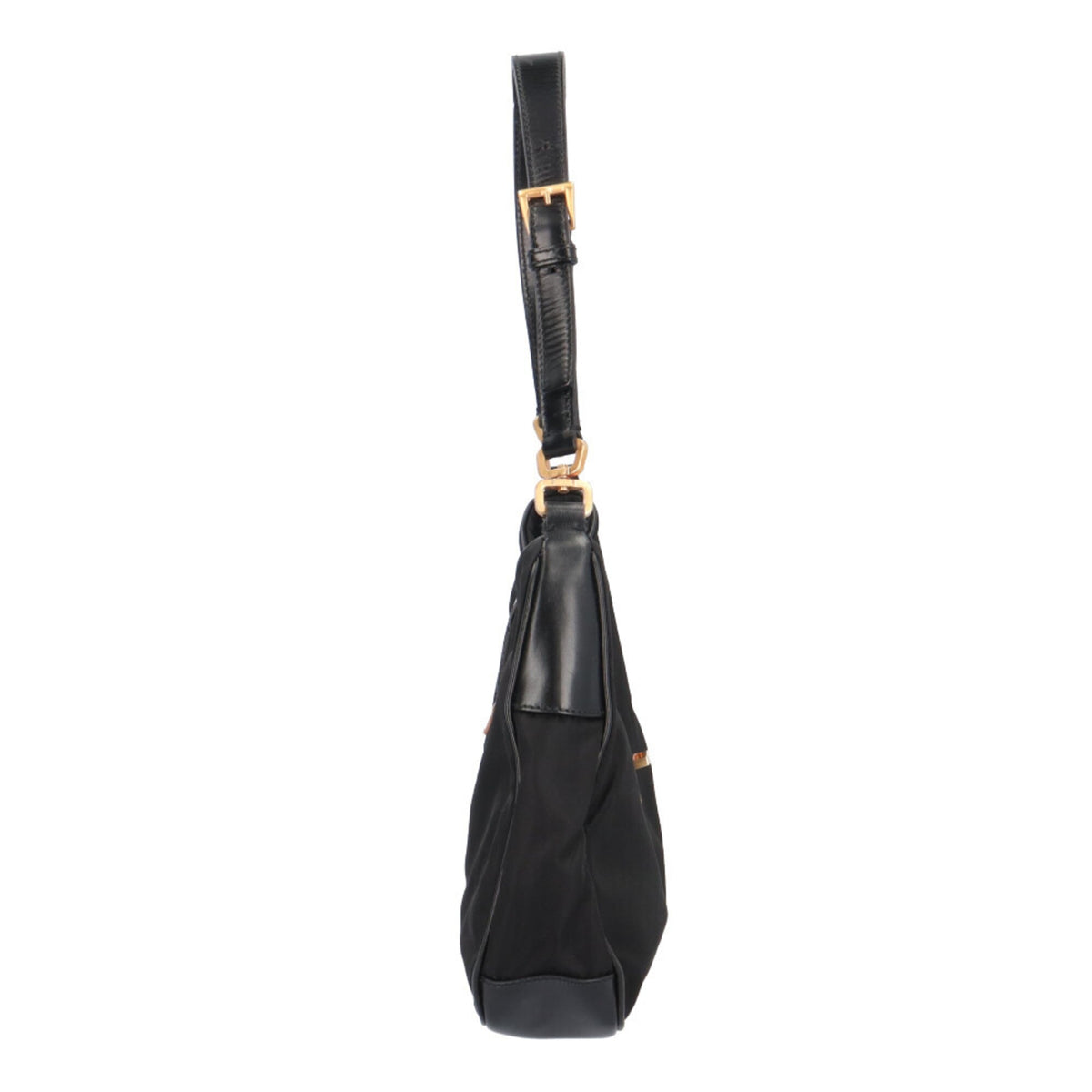 Prada Black Nero Nylon Handbag (Pre-Owned)