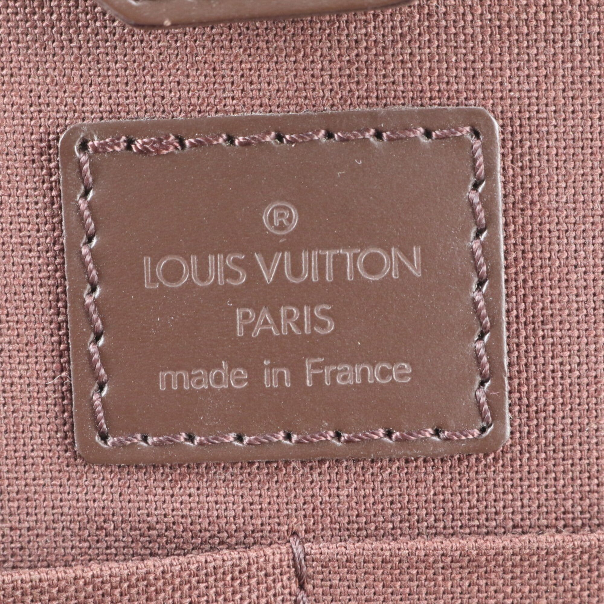 Louis Vuitton Brown Galle Coated Canvas Leather Handbag (Pre-Owned)