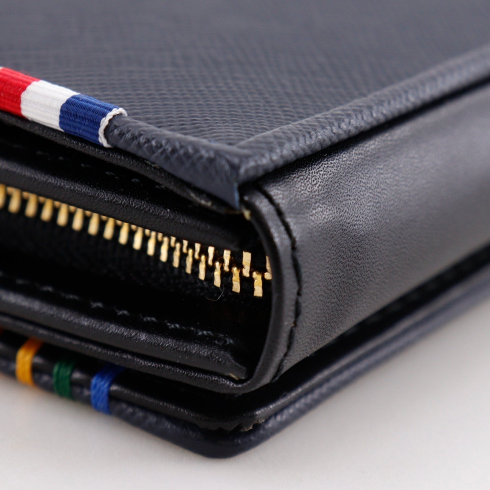 Castelbajac Black Leather Long Wallet (Bi-Fold) (Pre-Owned)