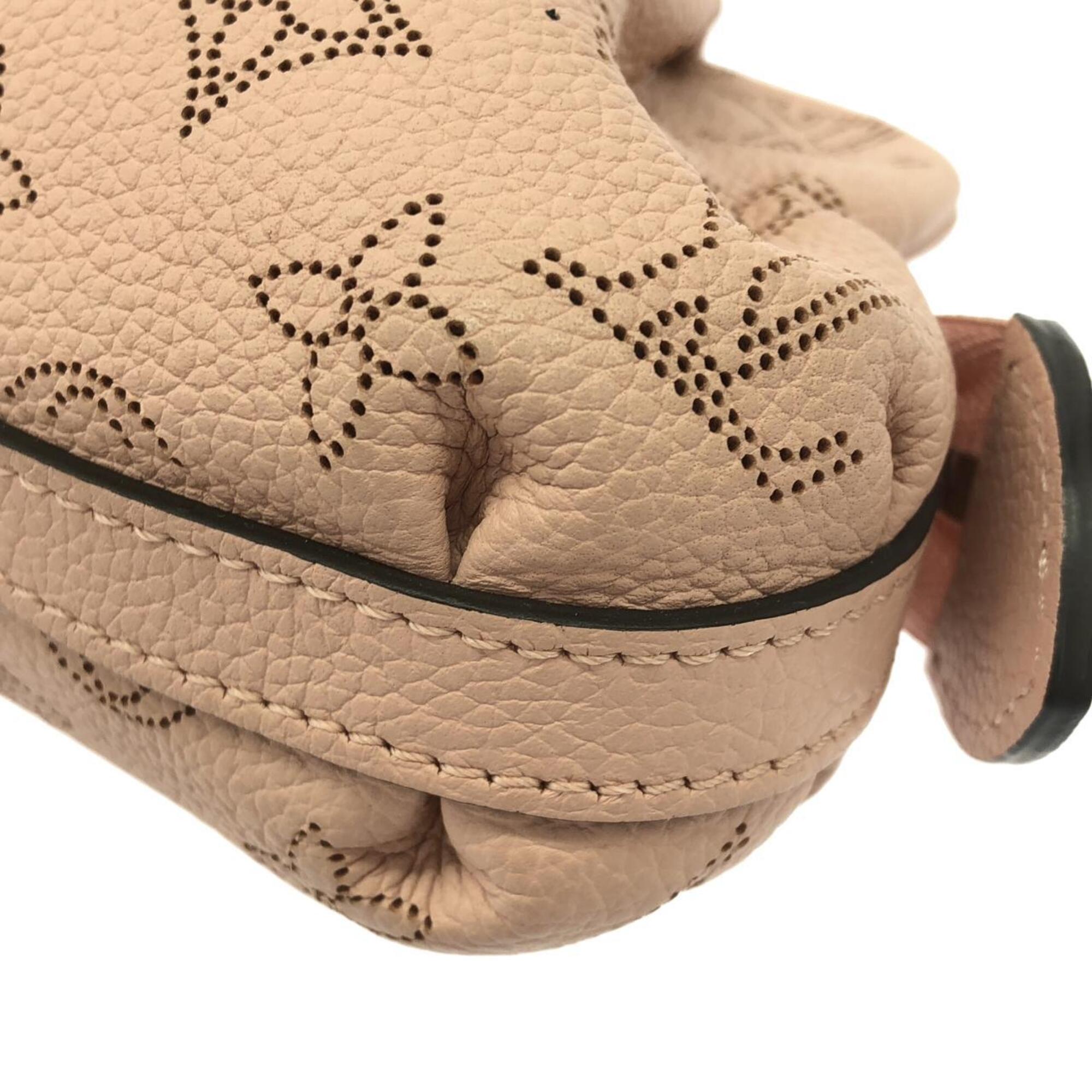 Louis Vuitton Beige Pink Magnolia Leather Shoulder Bag (Pre-Owned)