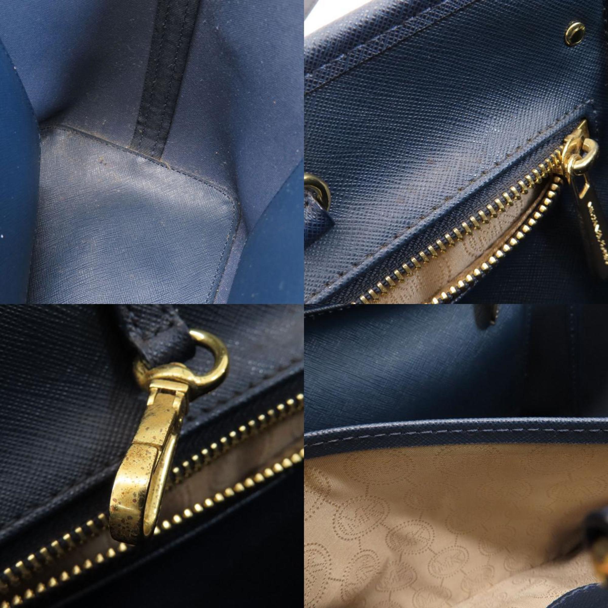 Michael Kors Navy Pvc Tote Bag (Pre-Owned)