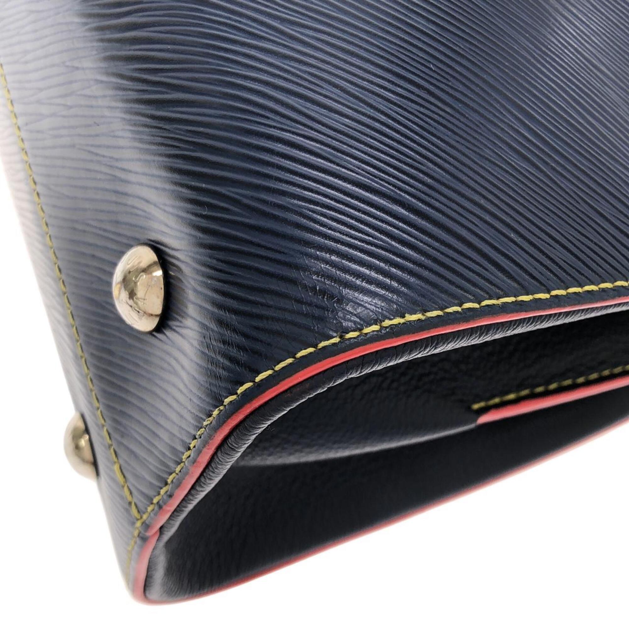 Louis Vuitton Blue Leather Handbag (Pre-Owned)