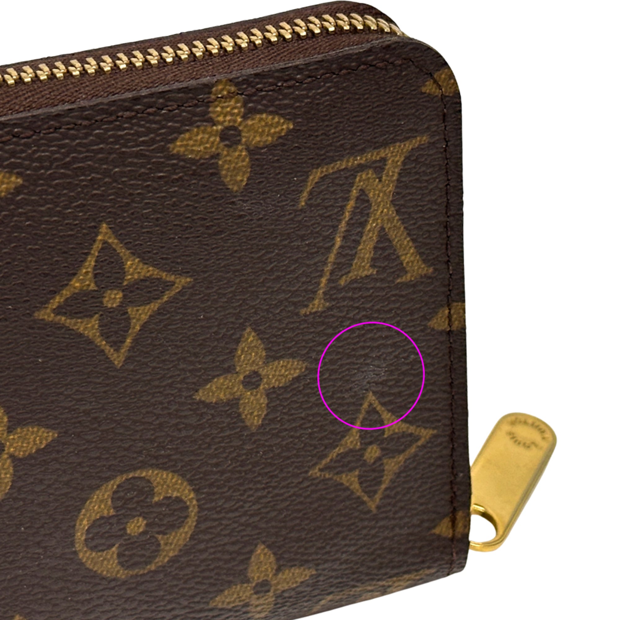 Louis Vuitton Brown Monogram Canvas Long Wallet (Bi-Fold) (Pre-Owned)