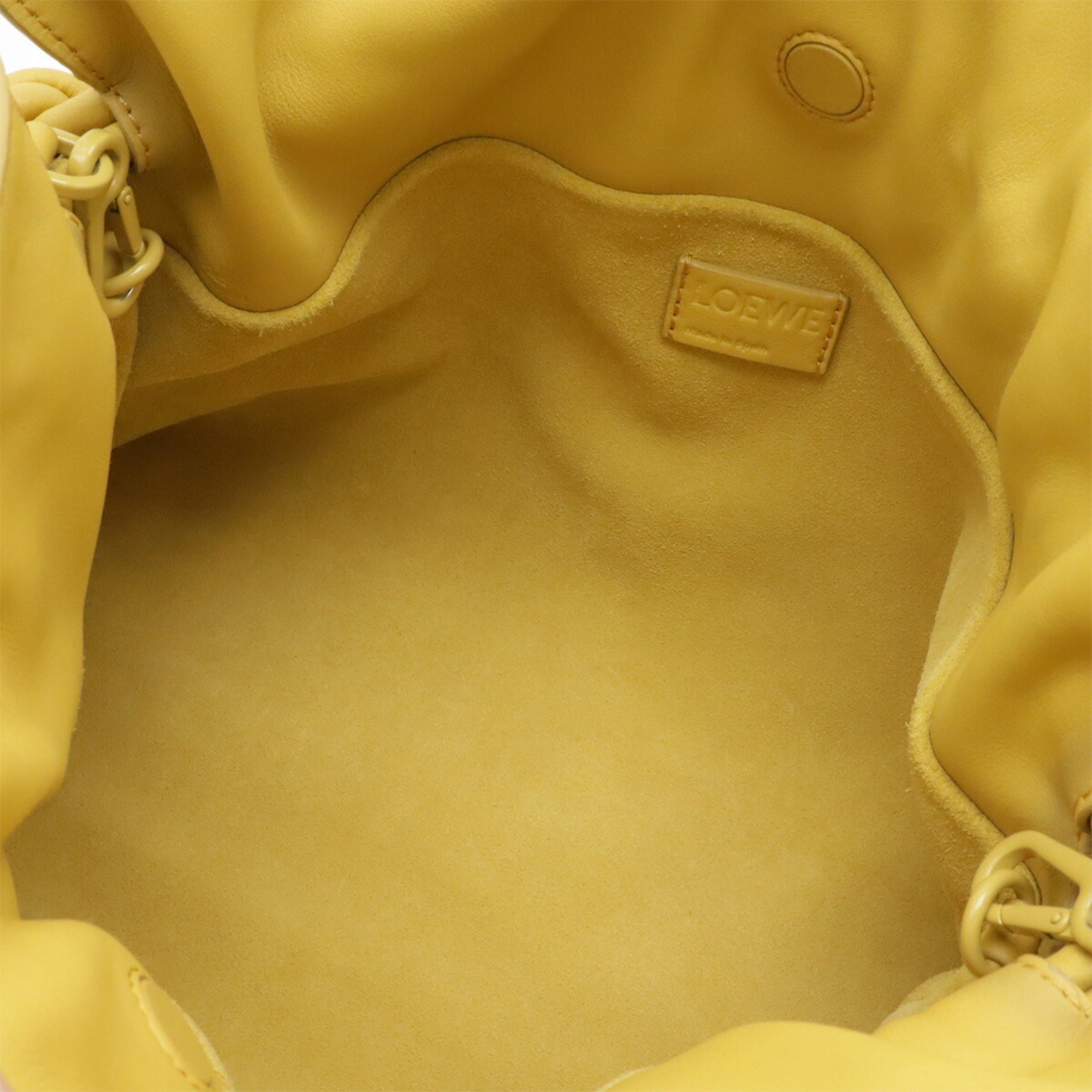 Loewe Yellow Nappa Leather Leather Pochette Shoulder Bag (Pre-Owned)
