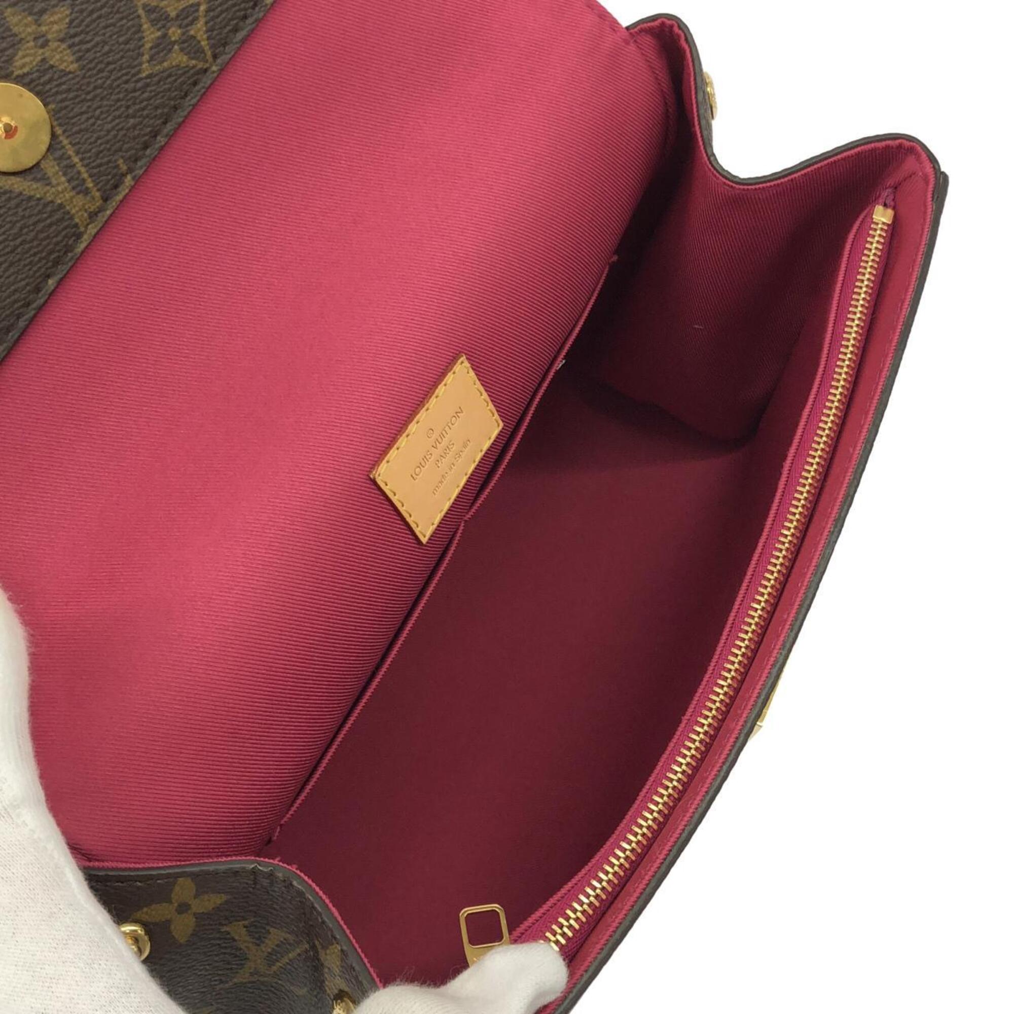 Louis Vuitton Monogram Fuchsia Marron Monogram Monogram Handbag (Pre-Owned)