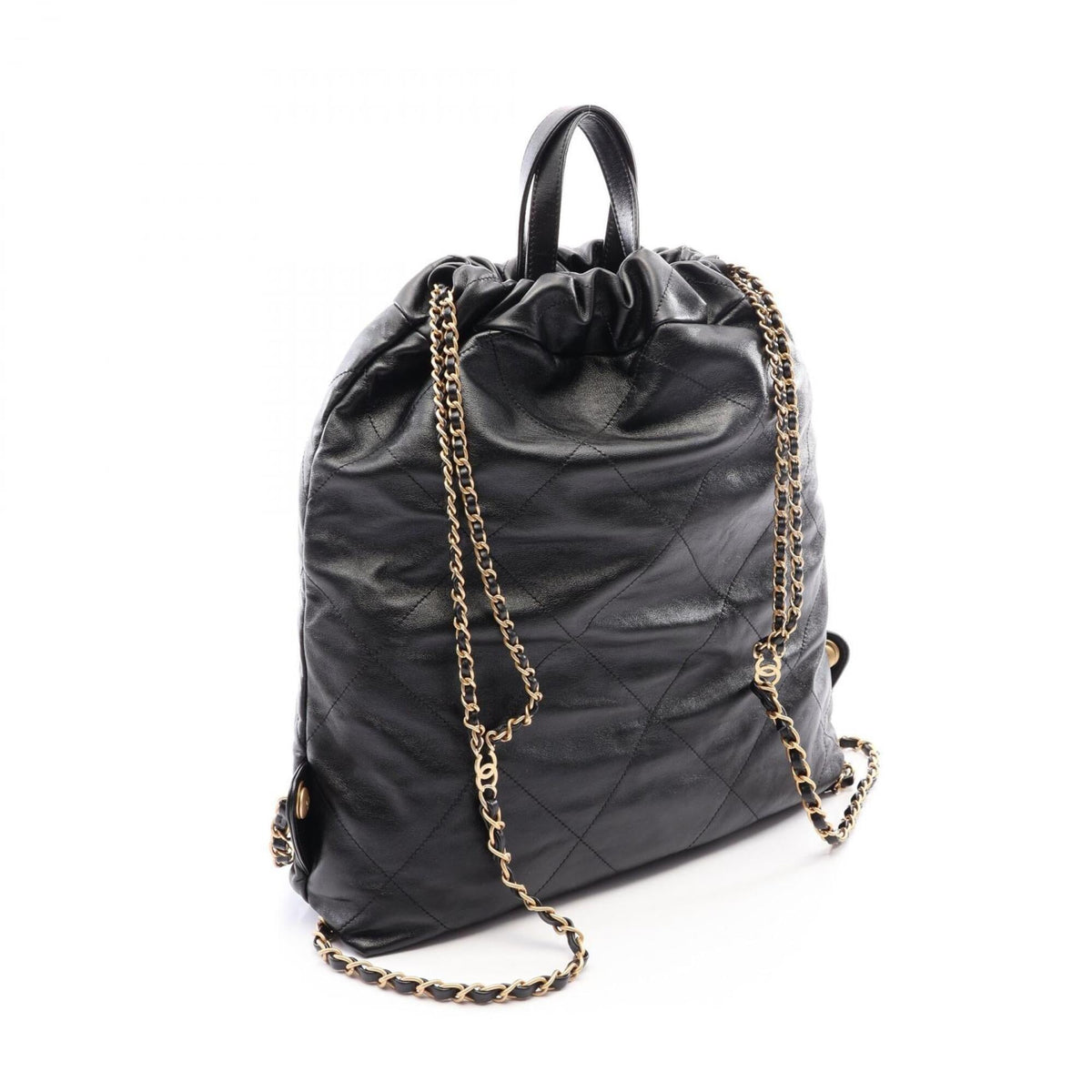 Chanel Black Leather Backpack (Pre-Owned)