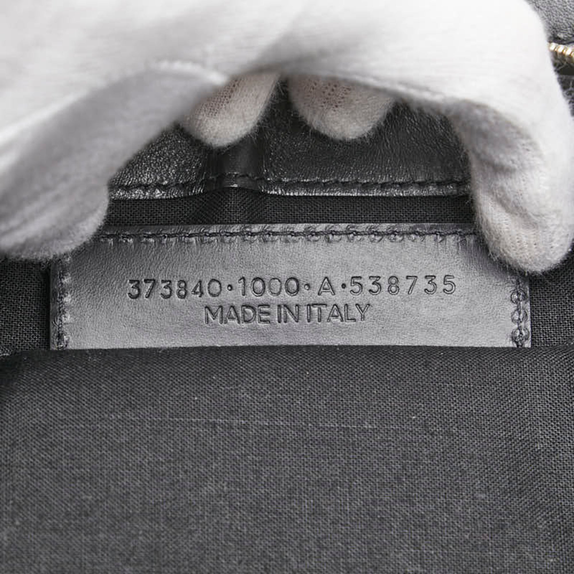 Balenciaga Black Canvas Leather Clutch Bag (Pre-Owned)