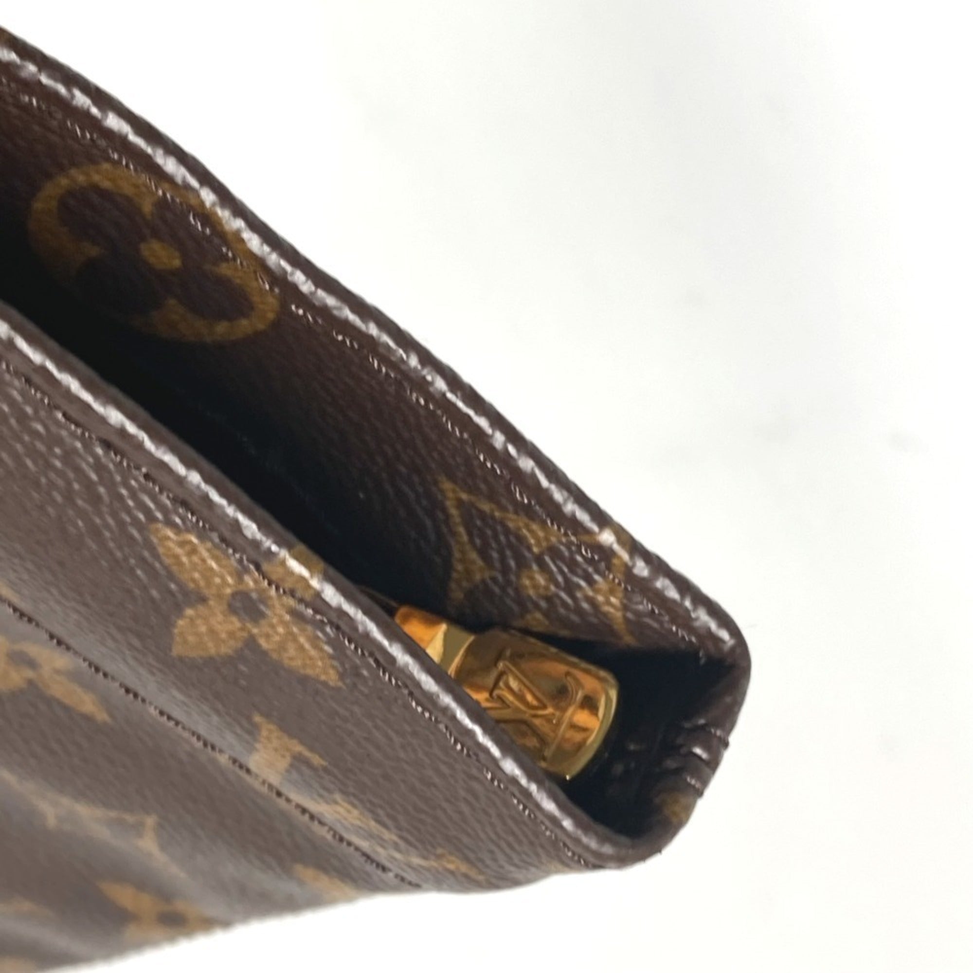 Louis Vuitton Brown Monogram Monogram Pouch Shoulder Bag Tote Bag (Pre-Owned)