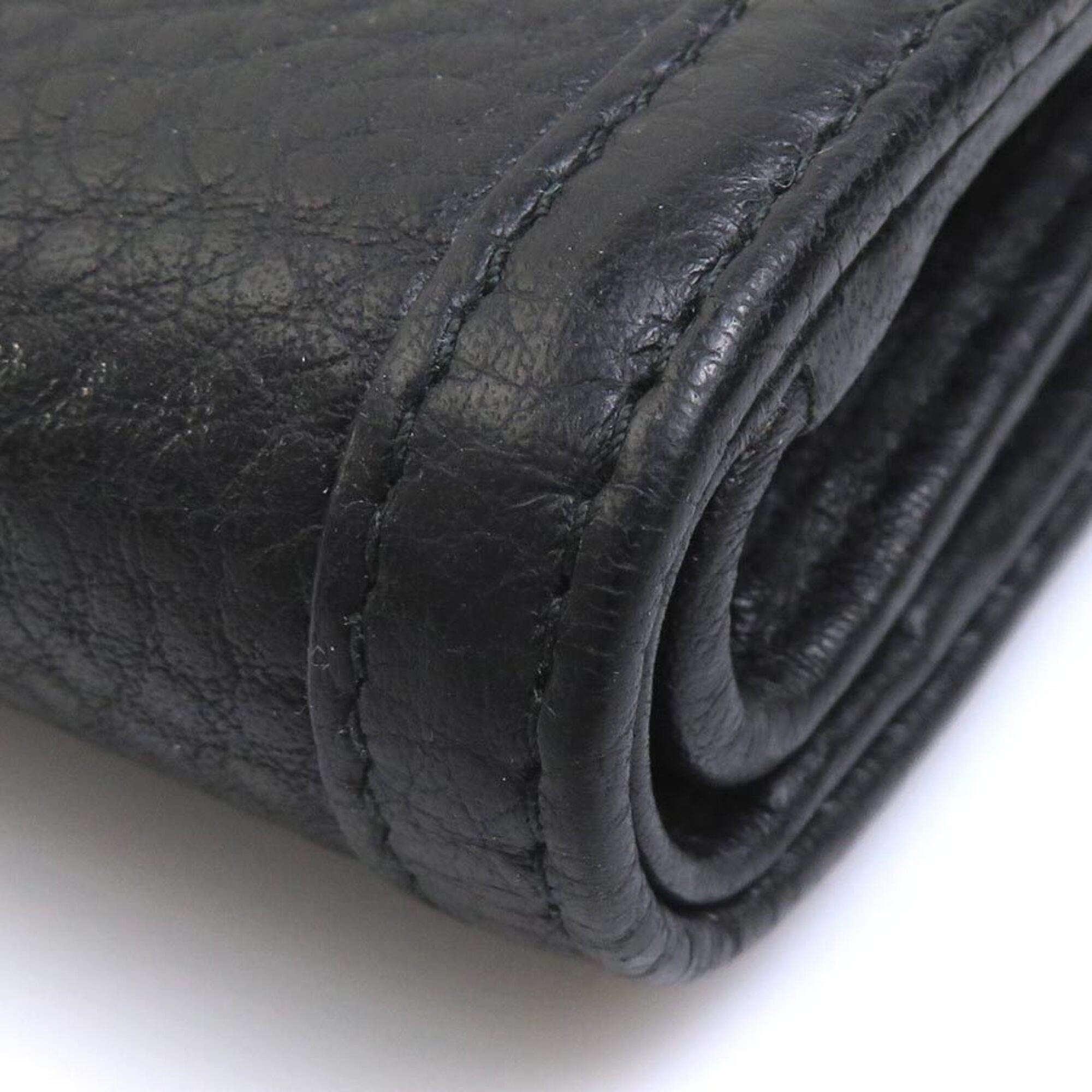 Prada Black Leather Wallet (Bi-Fold) (Pre-Owned)