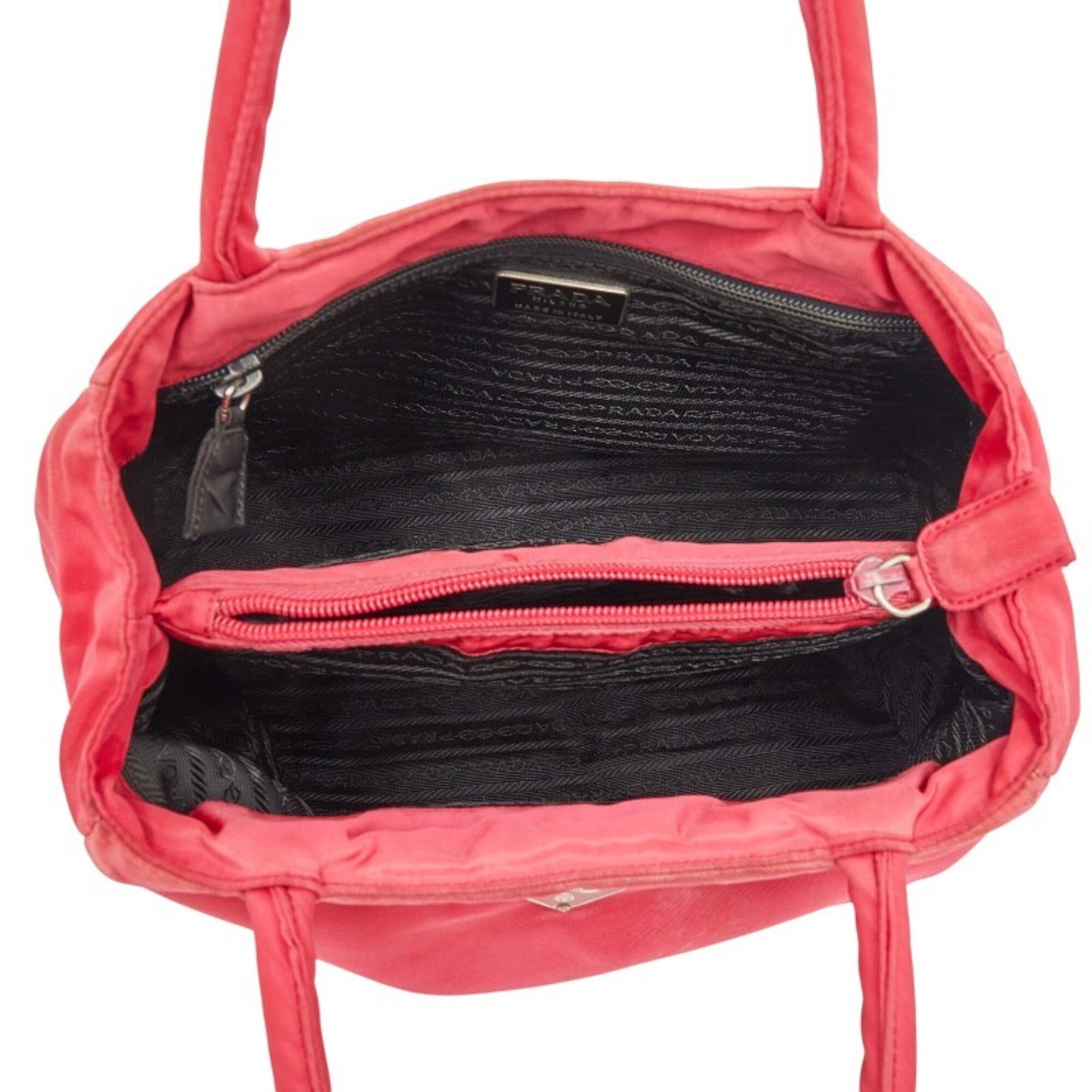 Prada Pink Nylon Handbag (Pre-Owned)