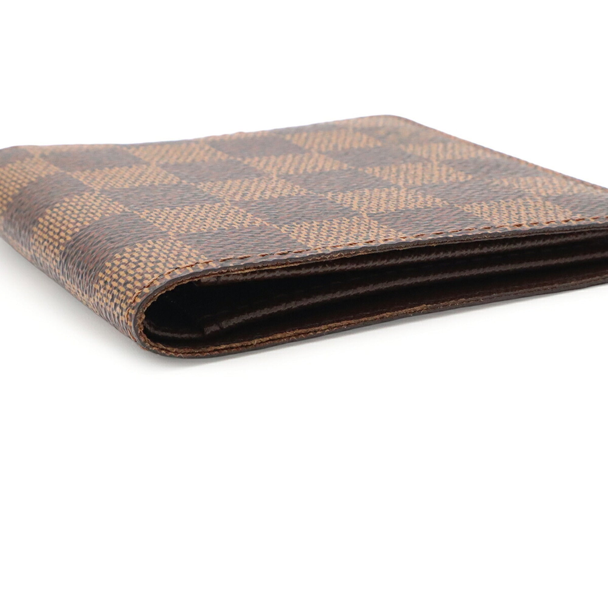 Louis Vuitton Brown Pvc Coated Canvas Bill Wallet (Bi-Fold) (Pre-Owned)