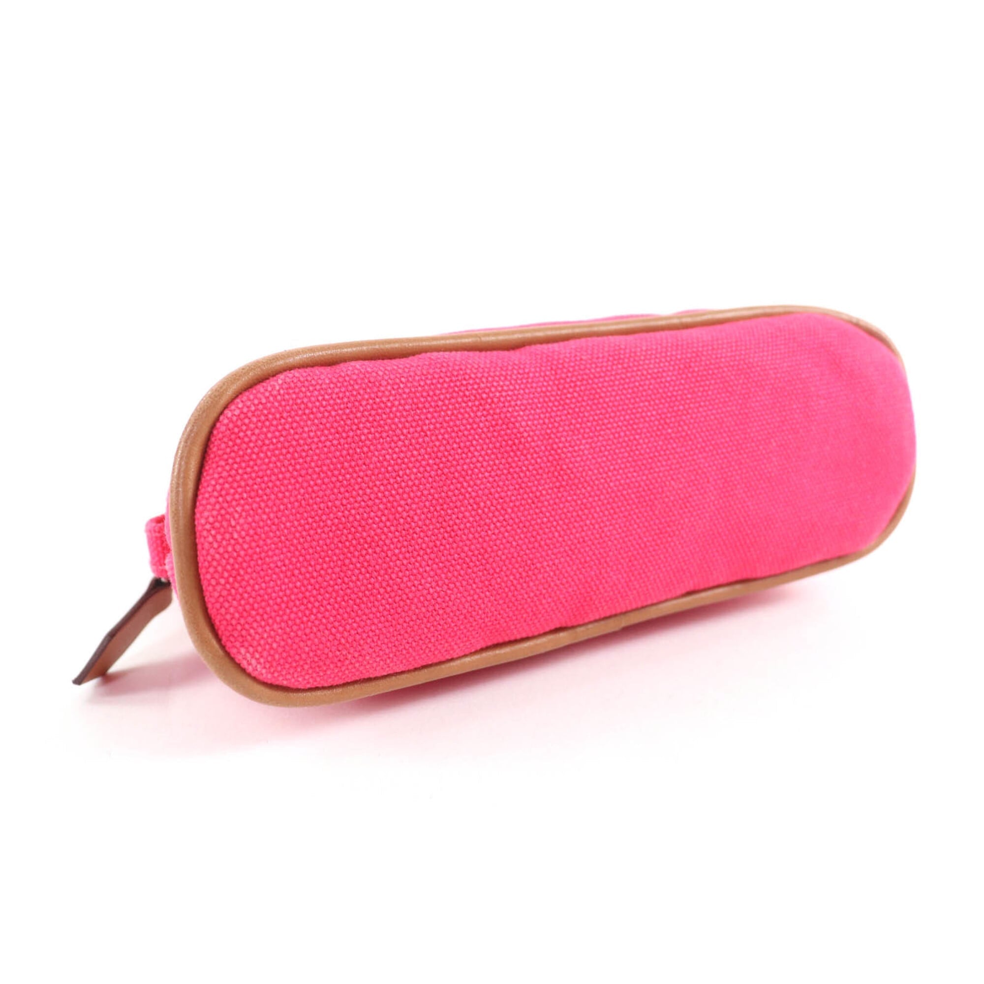 Hermes Pink Cotton Elastane Polyamide Pouch (Pre-Owned)