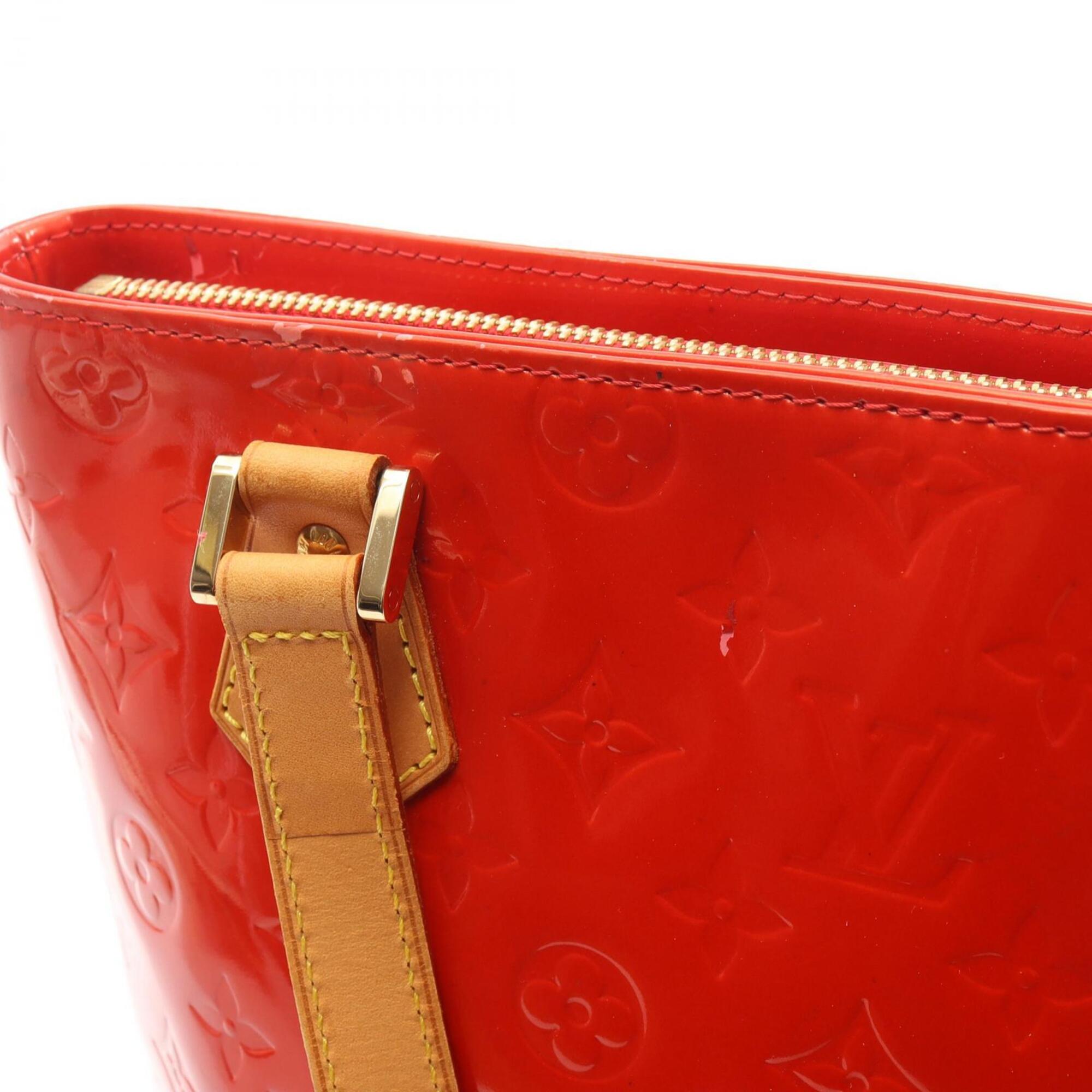 Louis Vuitton Red Color Leather Handbag (Pre-Owned)