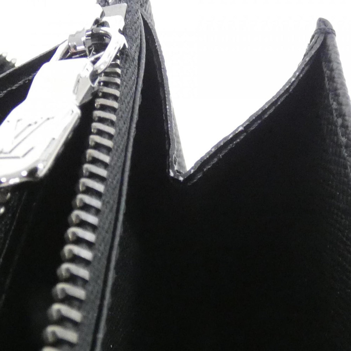 Louis Vuitton Black Coated Canvas Long Wallet (Bi-Fold) (Pre-Owned)