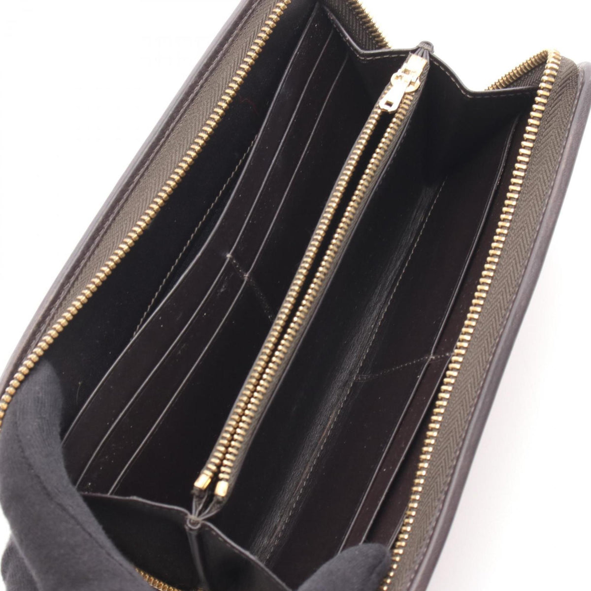 Loewe Brown Leather Long Wallet (Bi-Fold) (Pre-Owned)