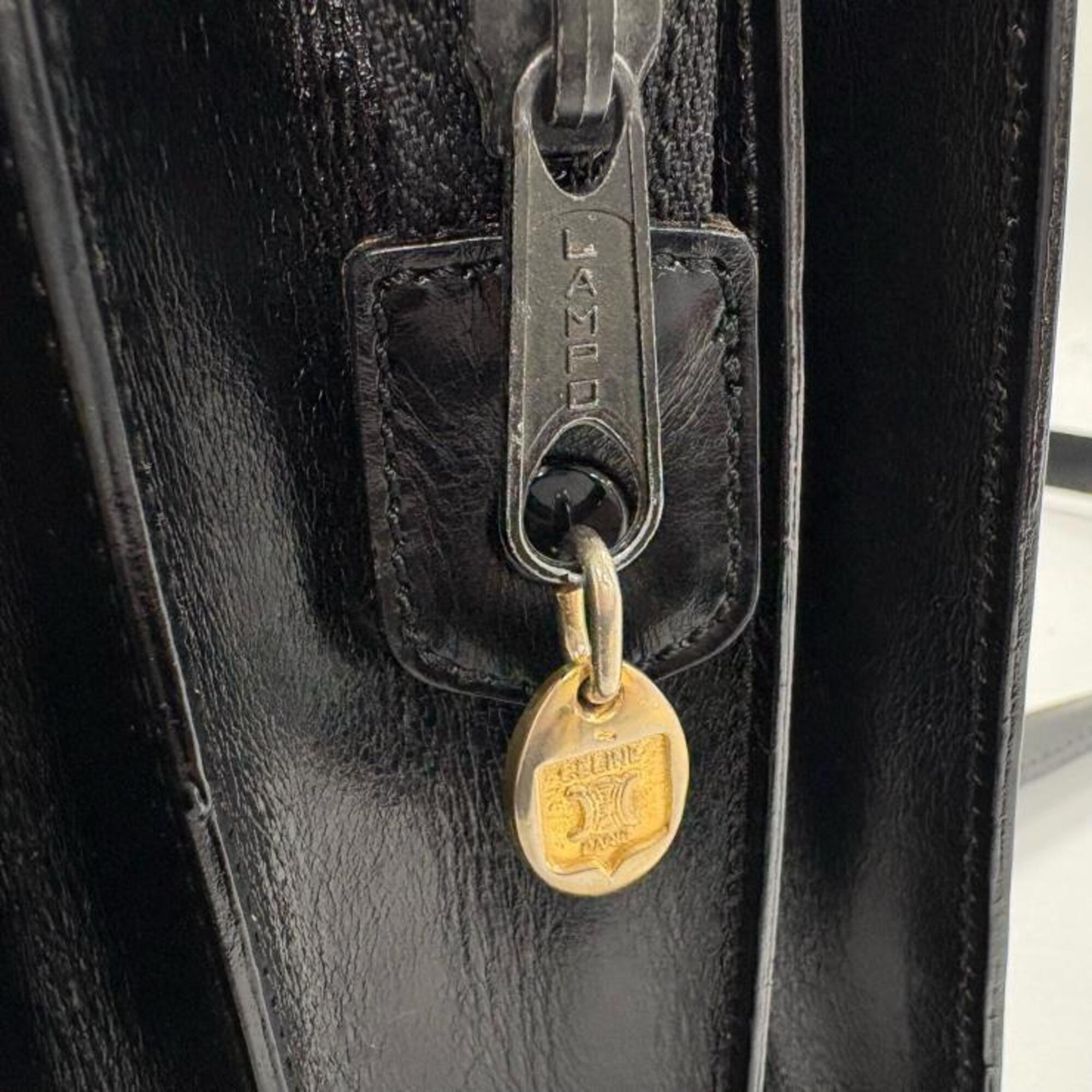 Celine Black Leather Handbag (Pre-Owned)