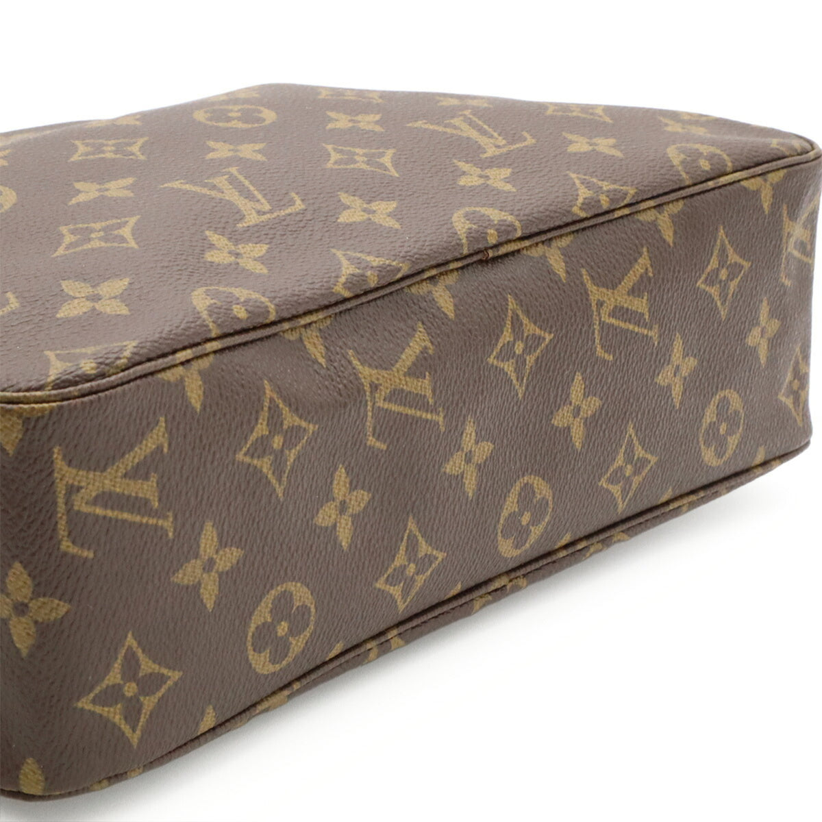 Louis Vuitton Brown Monogram Canvas Clutch Bag Pouch (Pre-Owned)
