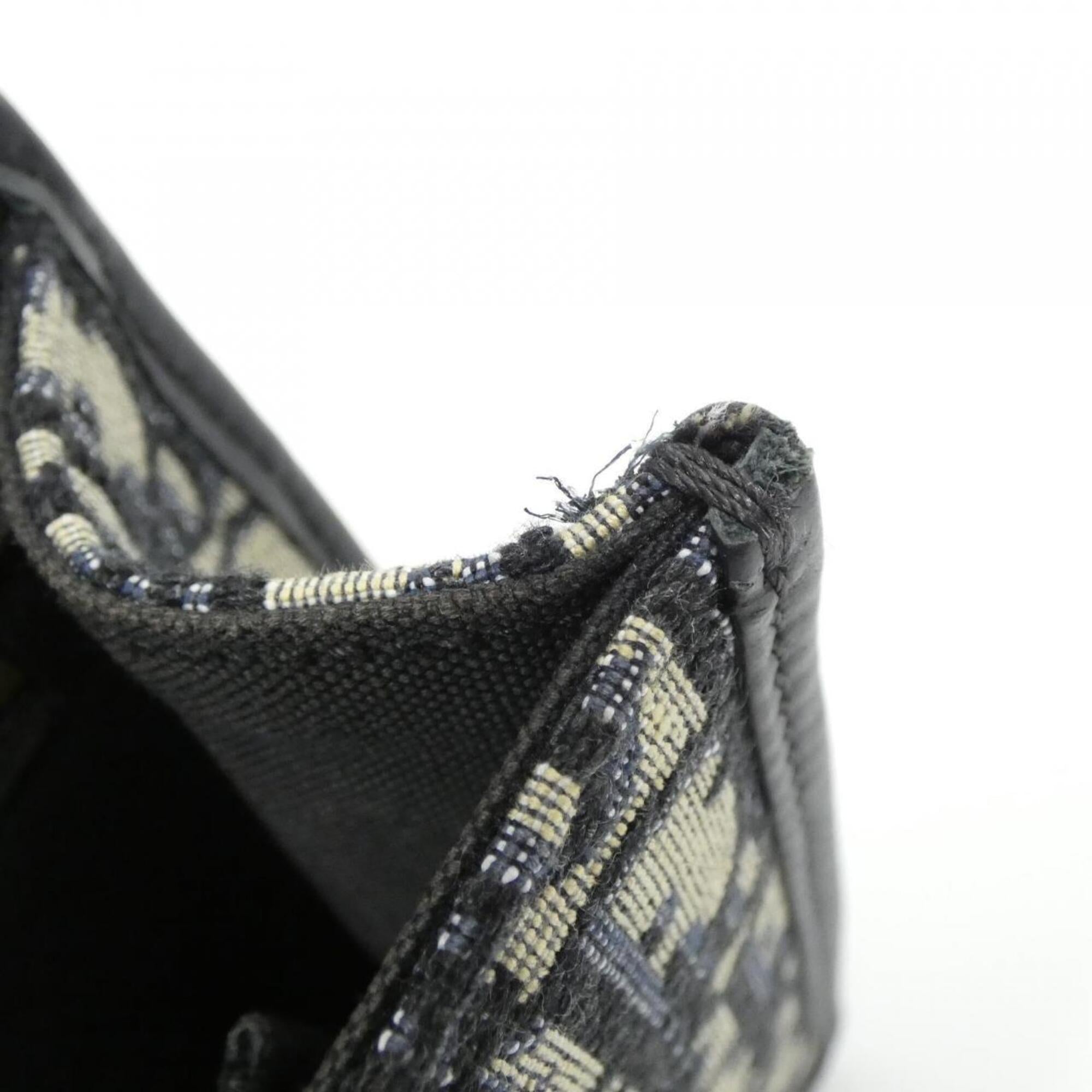 Christian Dior Blue Canvas Shoulder Bag (Pre-Owned)